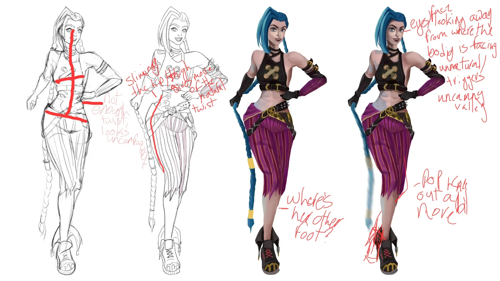 jinx pose/render etc