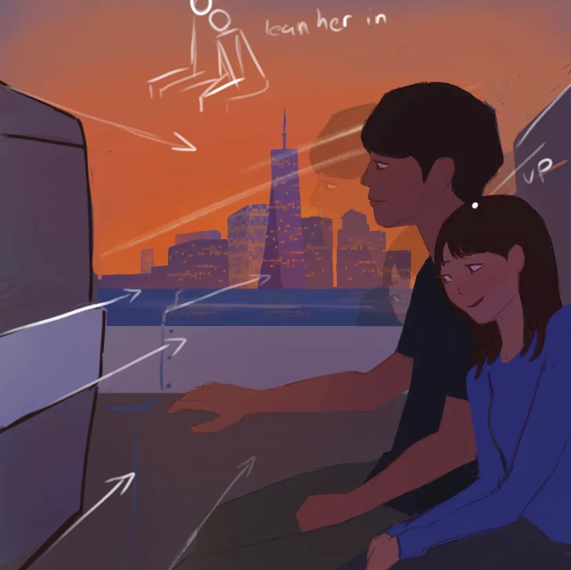 Watching the sunset