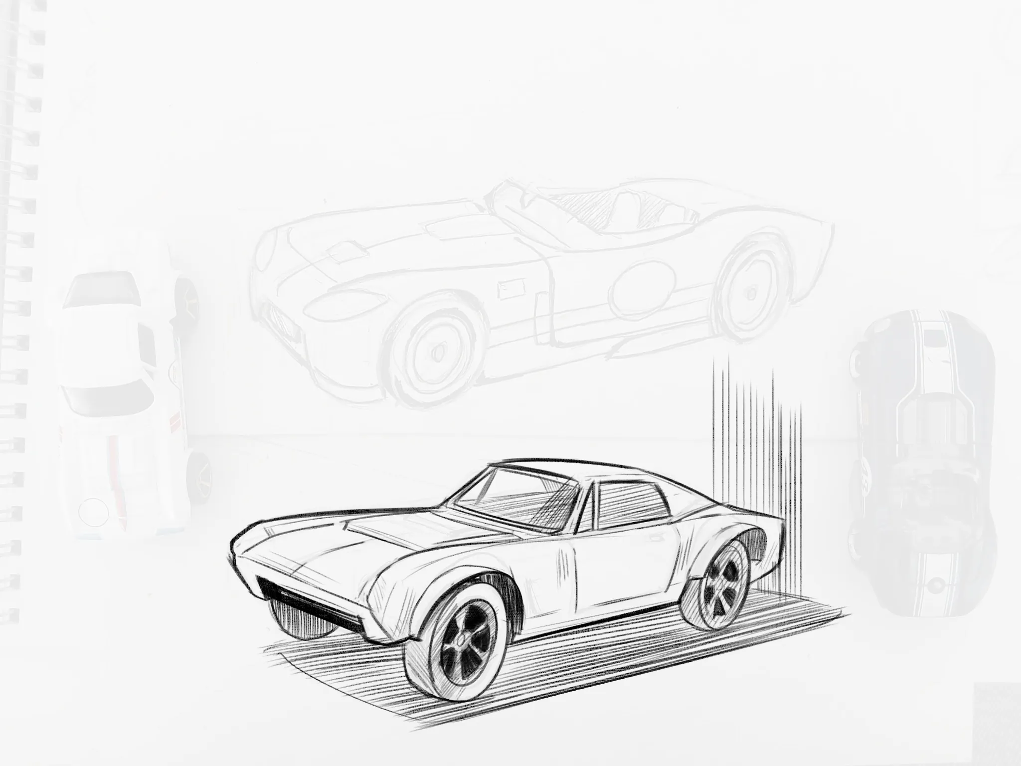 Sketching cars