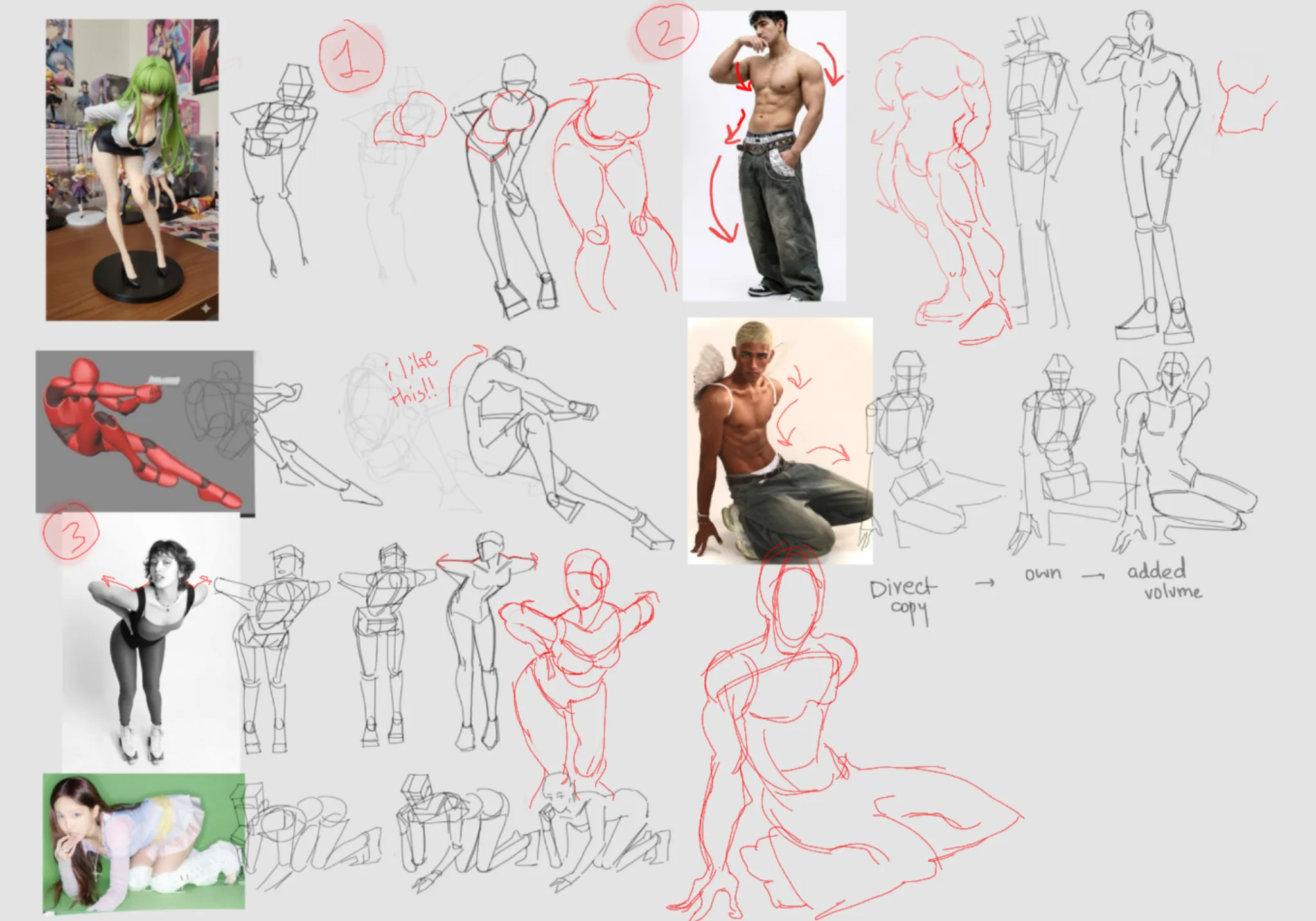 Figure construction study