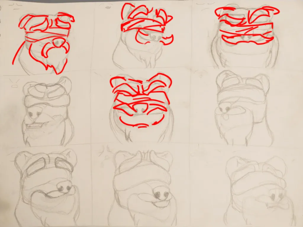 Facial expressions