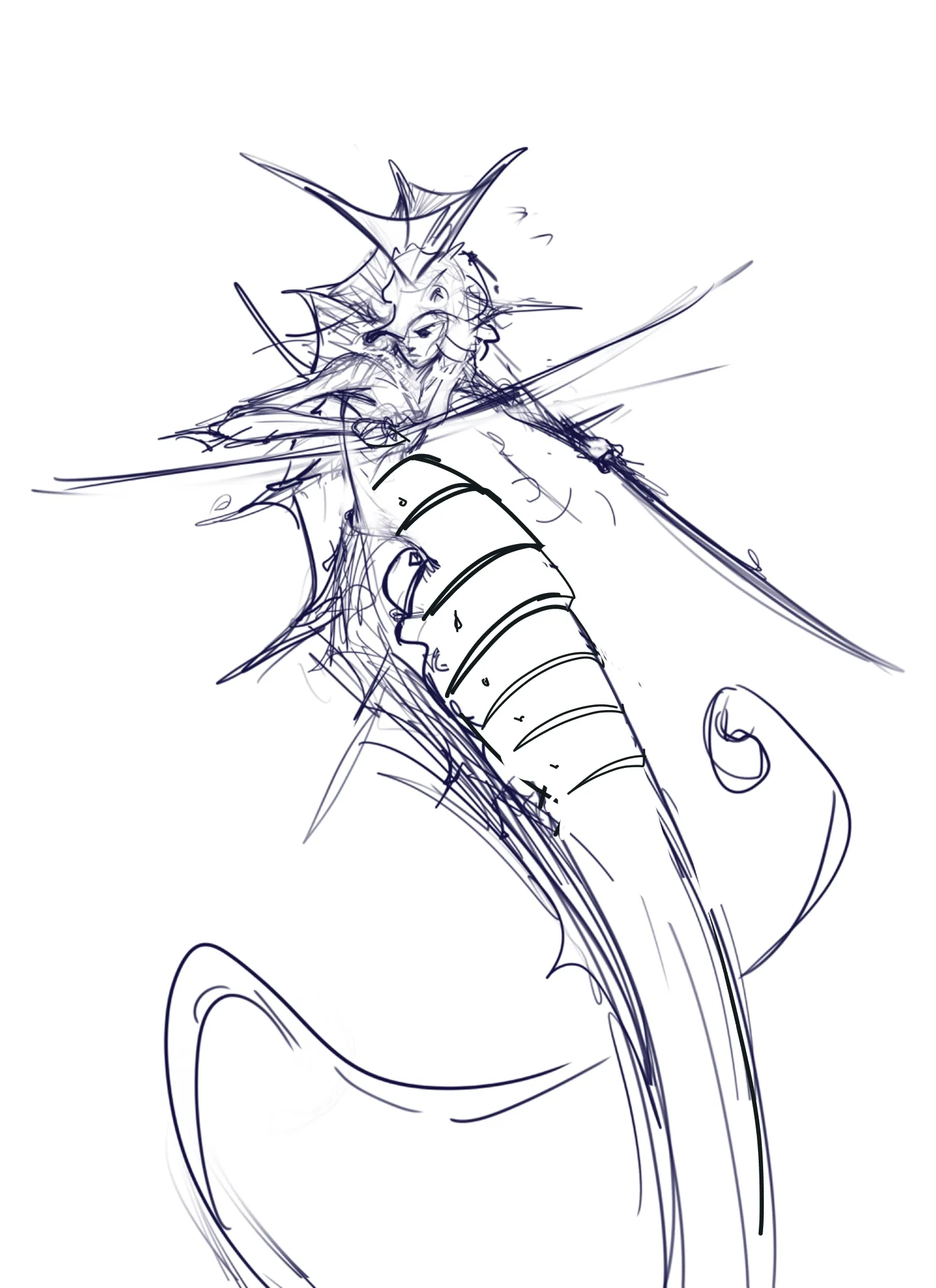 Sea Horse Mermaid
