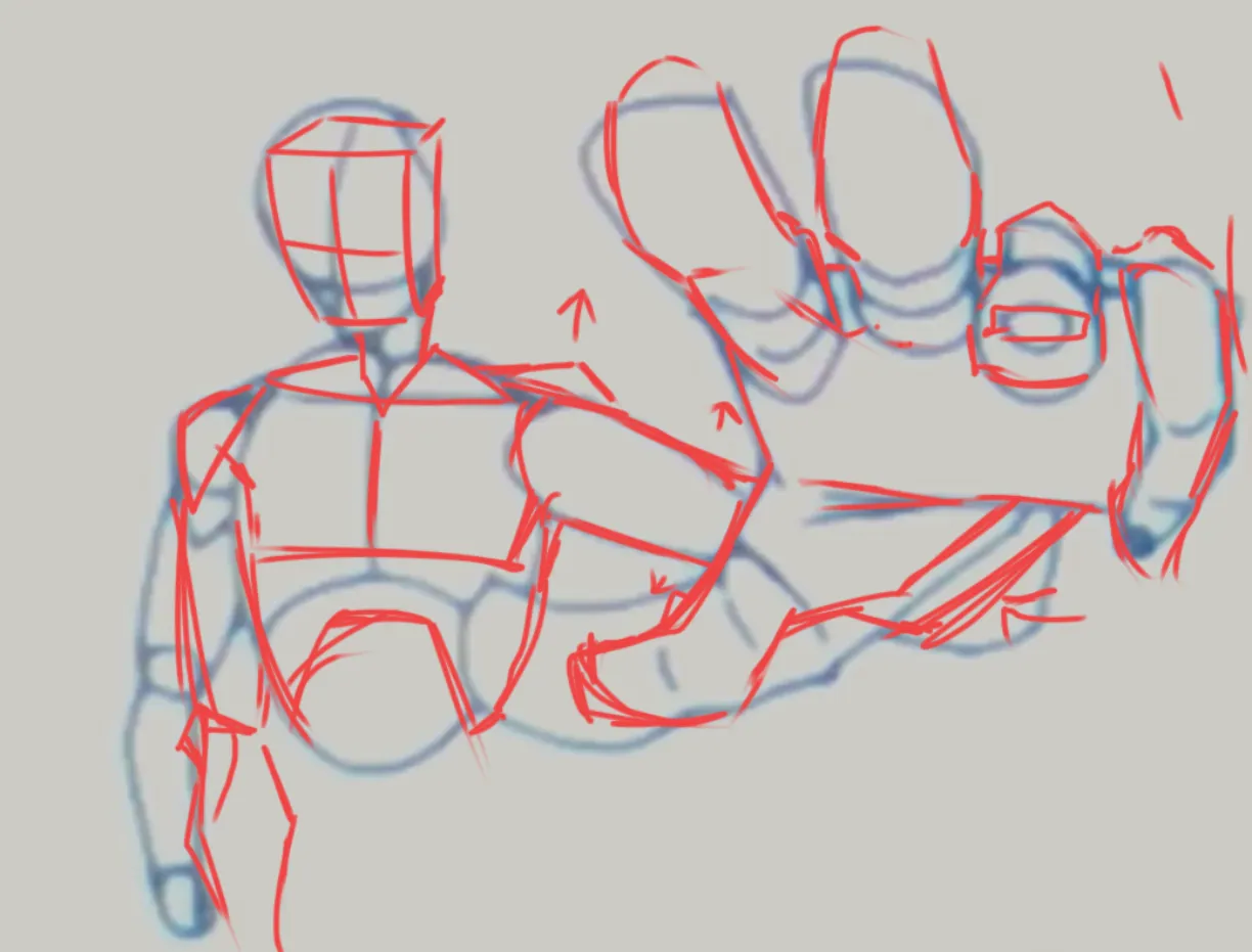 Hand/Arm drawing