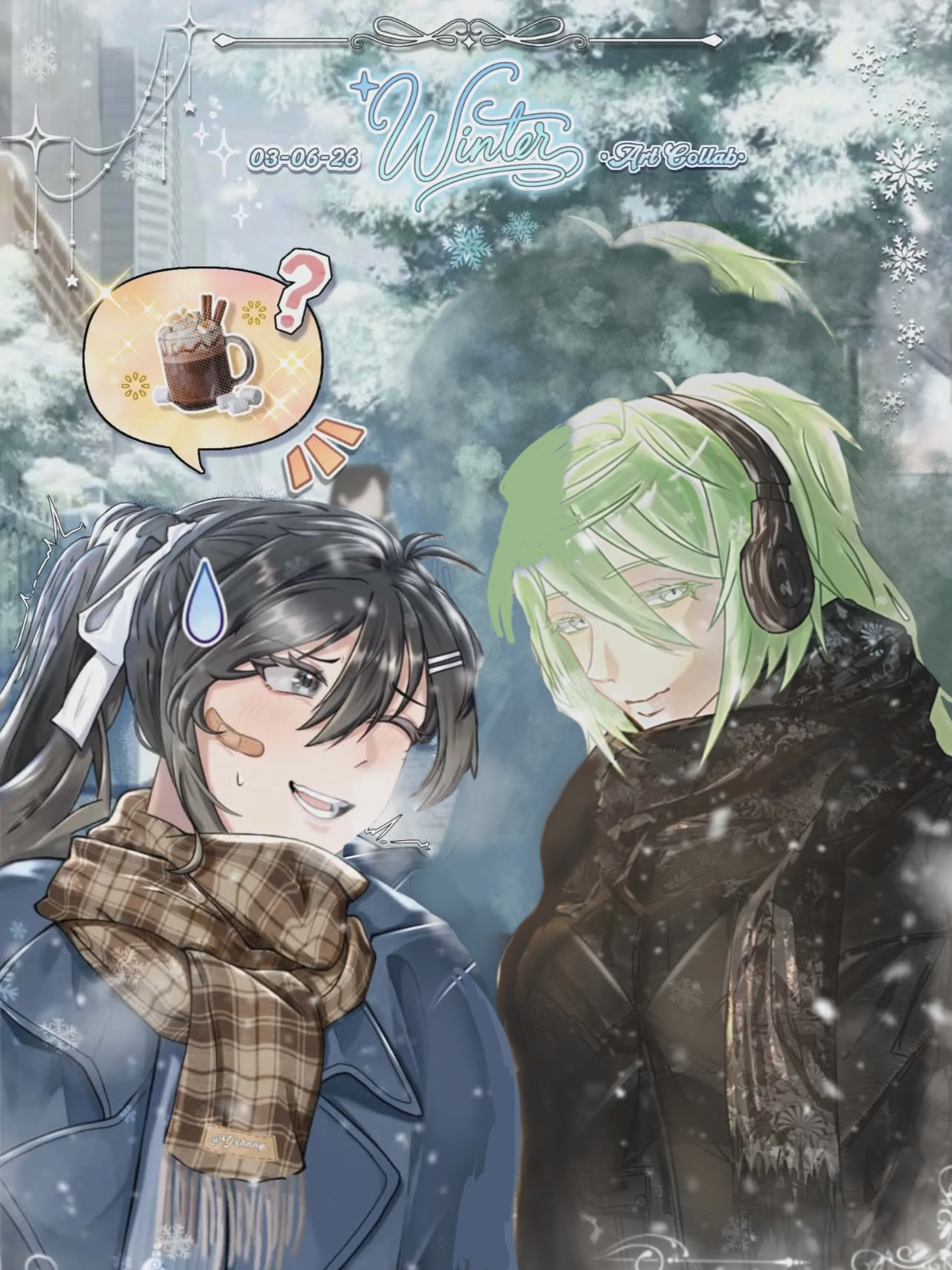A Winter Art Collab with my bestfriend