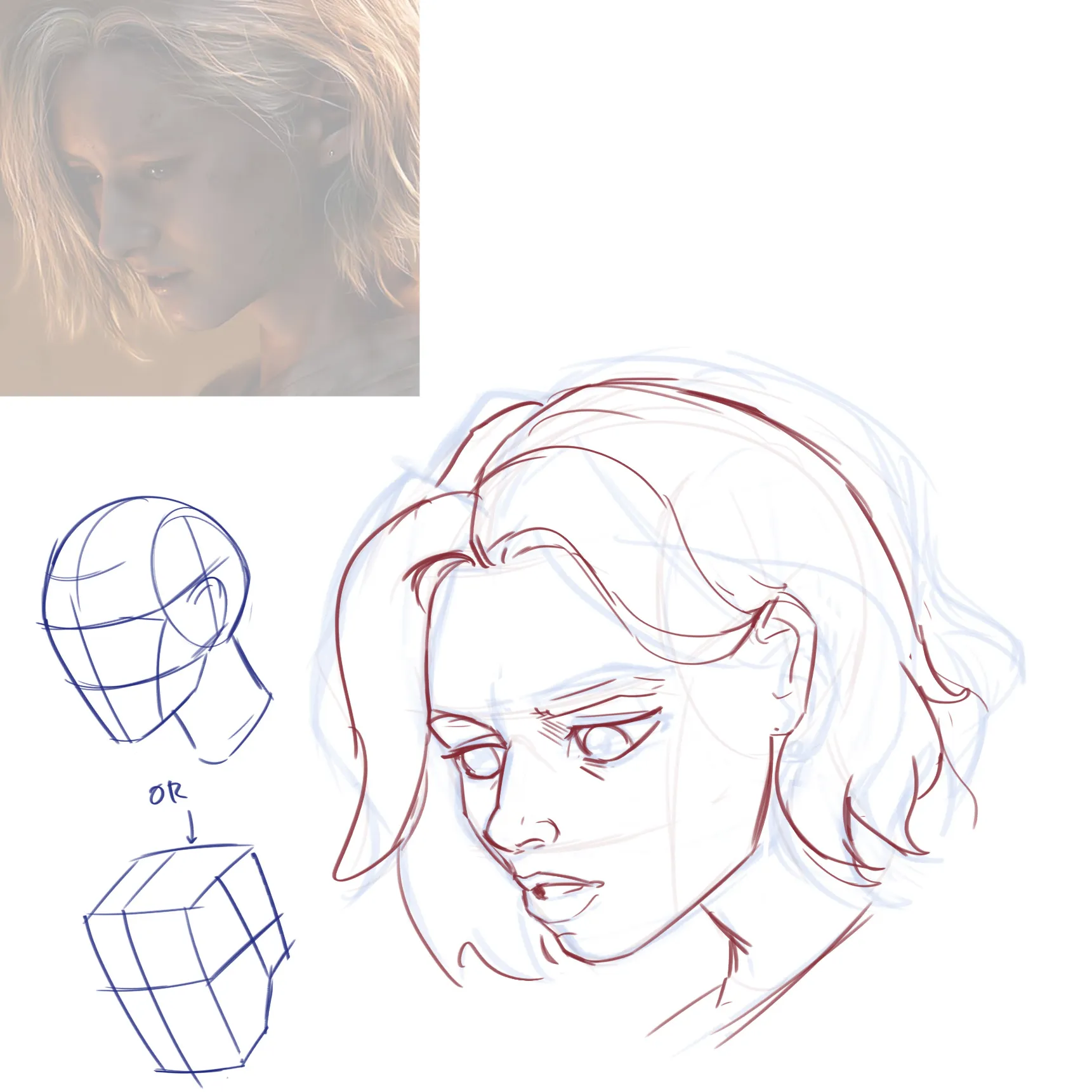 Stylized portrait