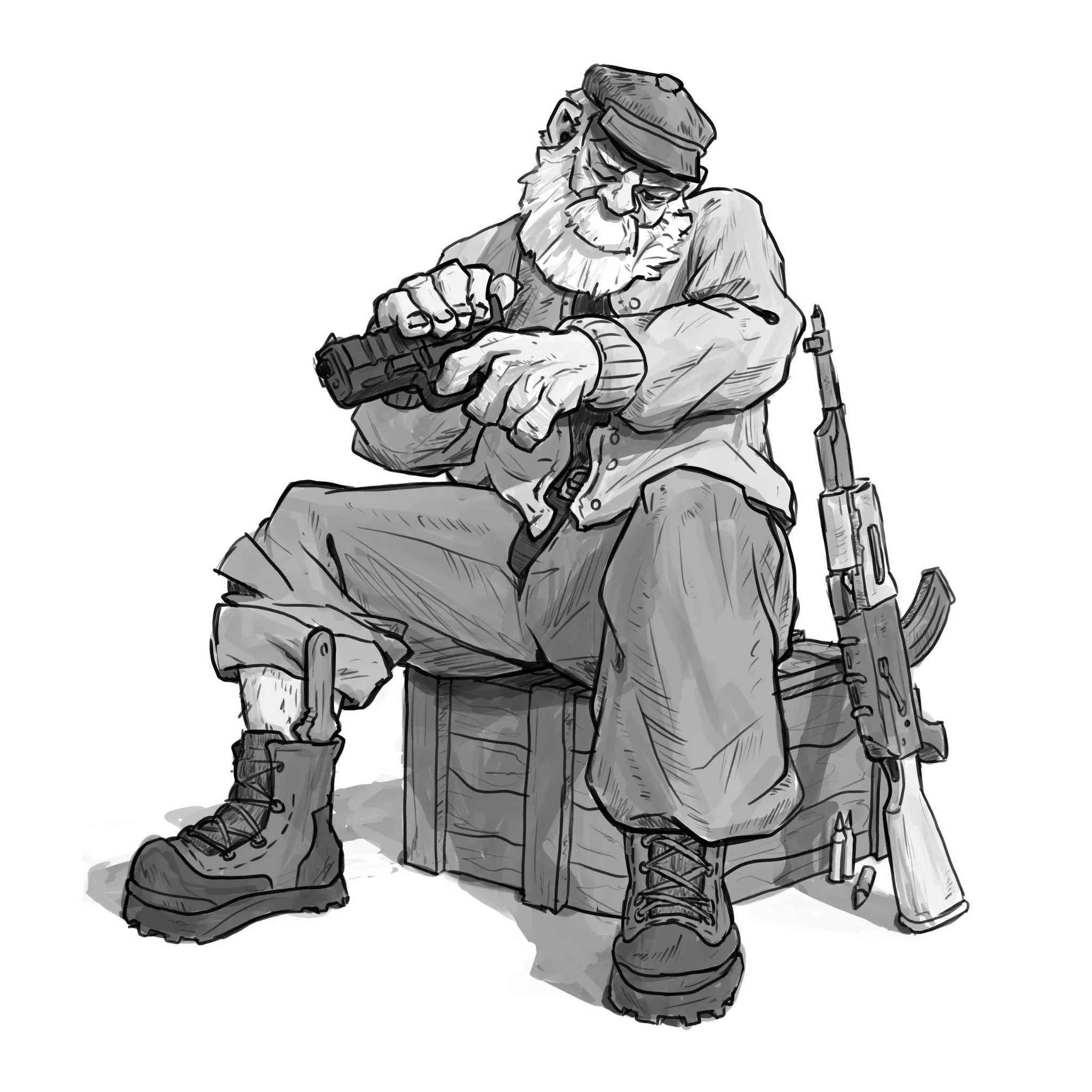 gangster grandpa oc