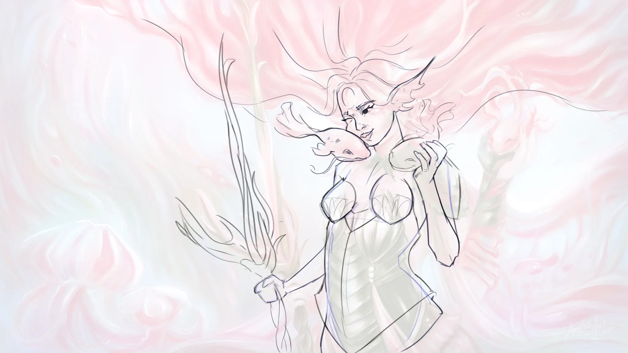 Guardian Mermaid illustration