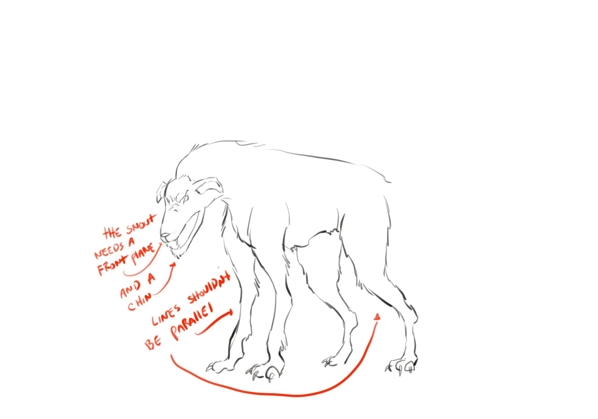 not very nice doggo