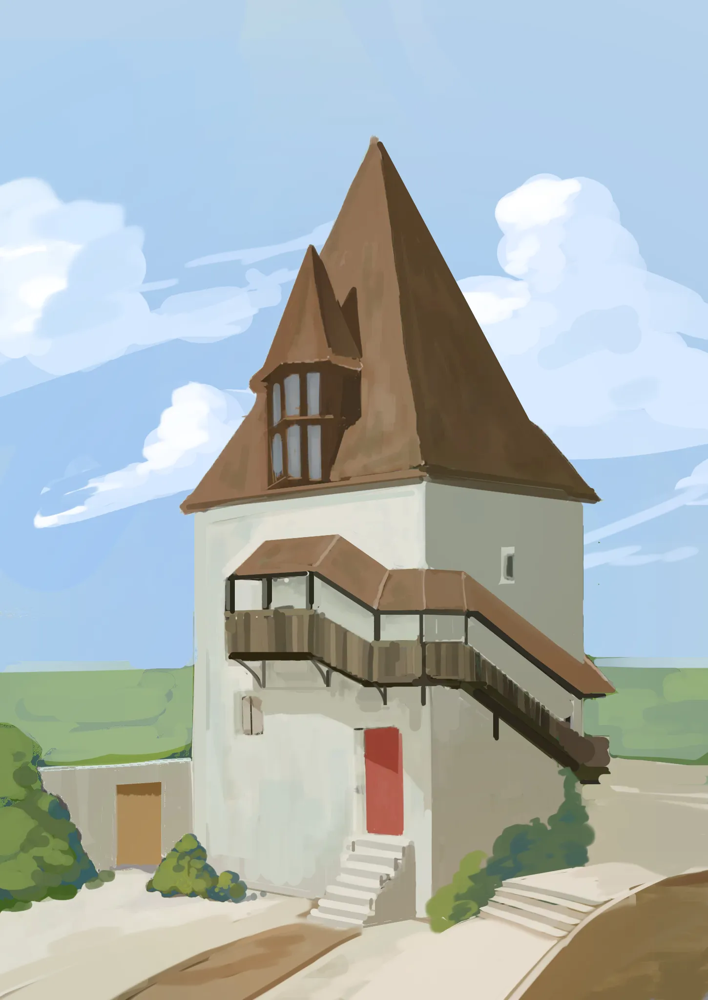 The hut