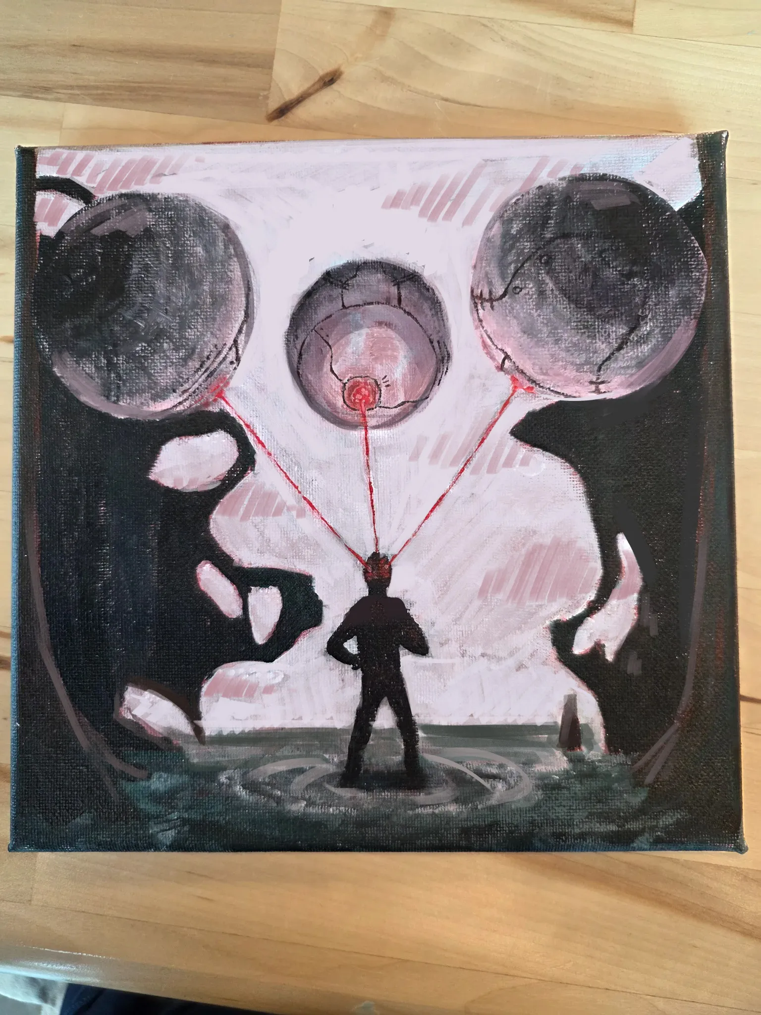 Alien drone chase person thingy