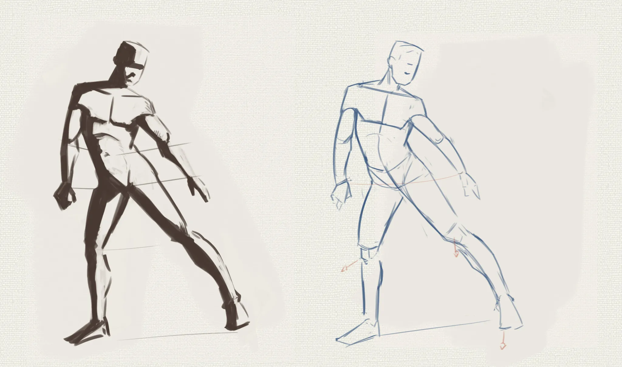 Controlling proportions in a sketch
