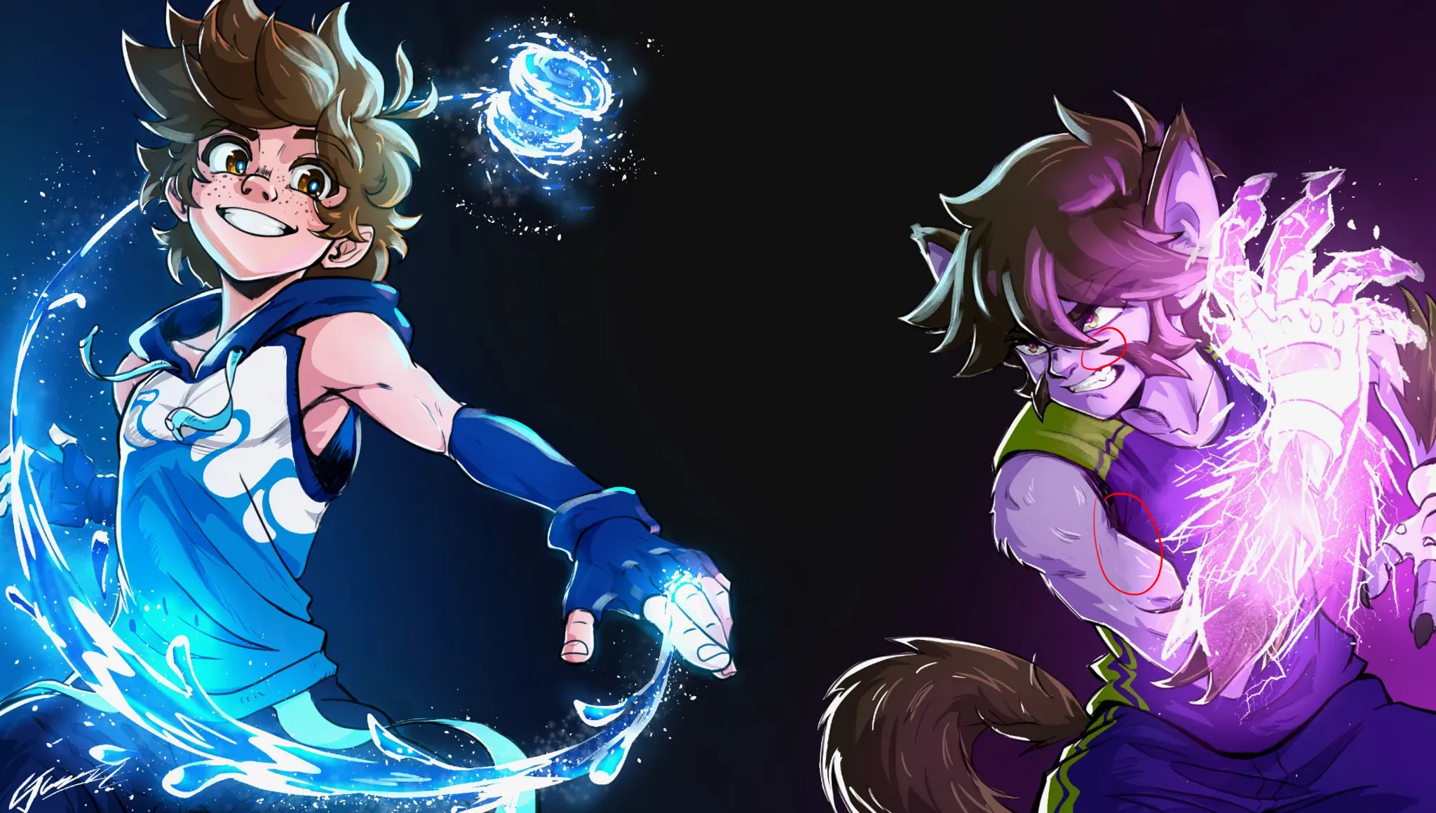 Original characters VS Piece