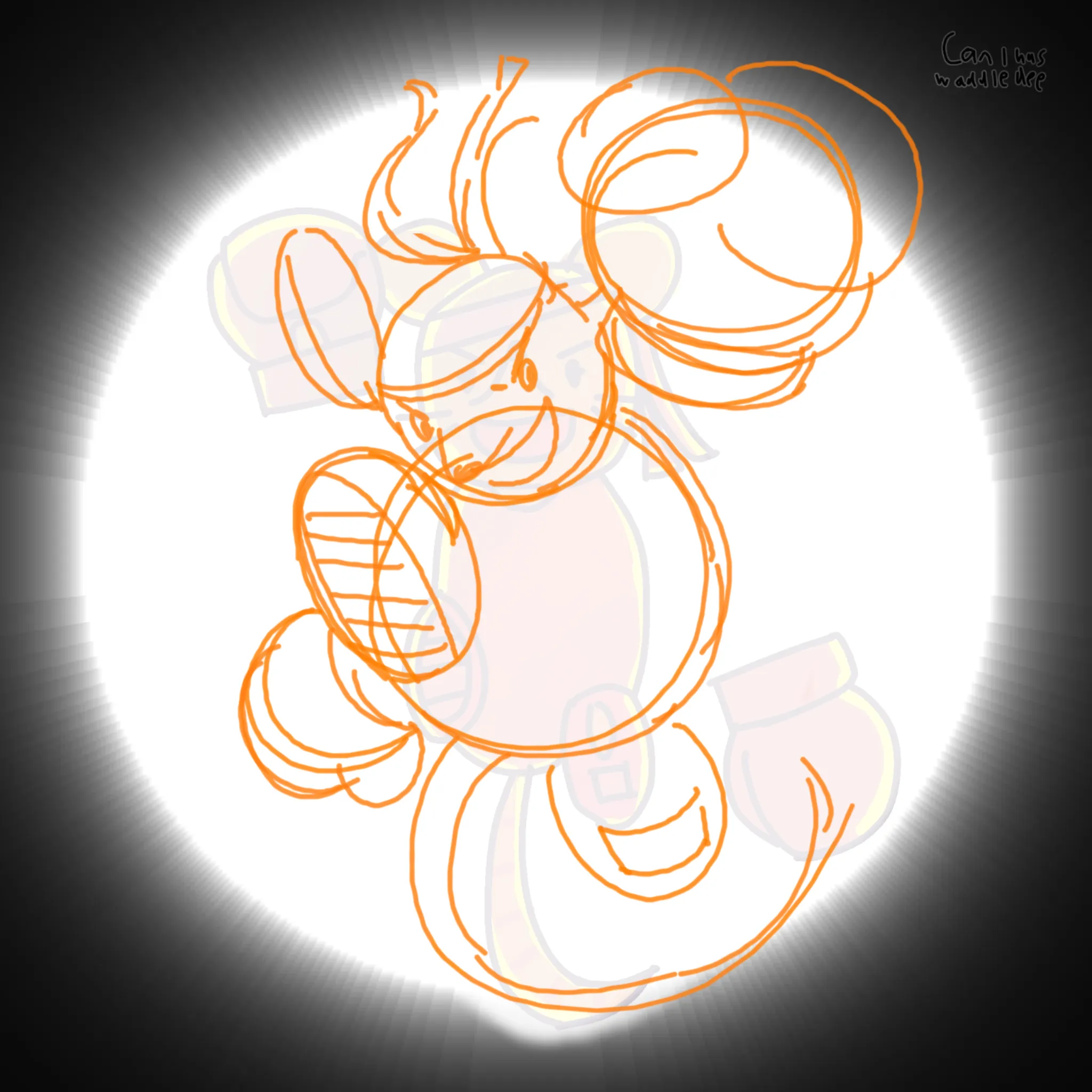 Orange fan art