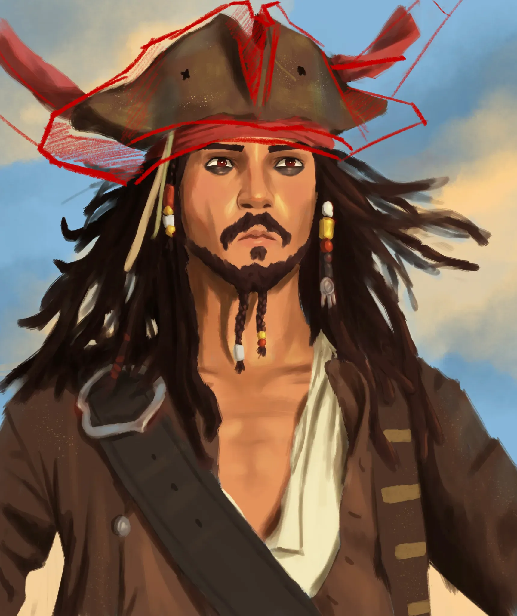 Captain Jack Sparrow redraw