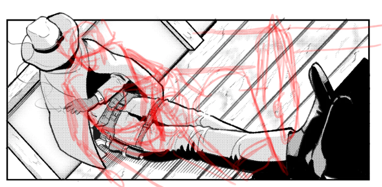 manga panel ive been working on
