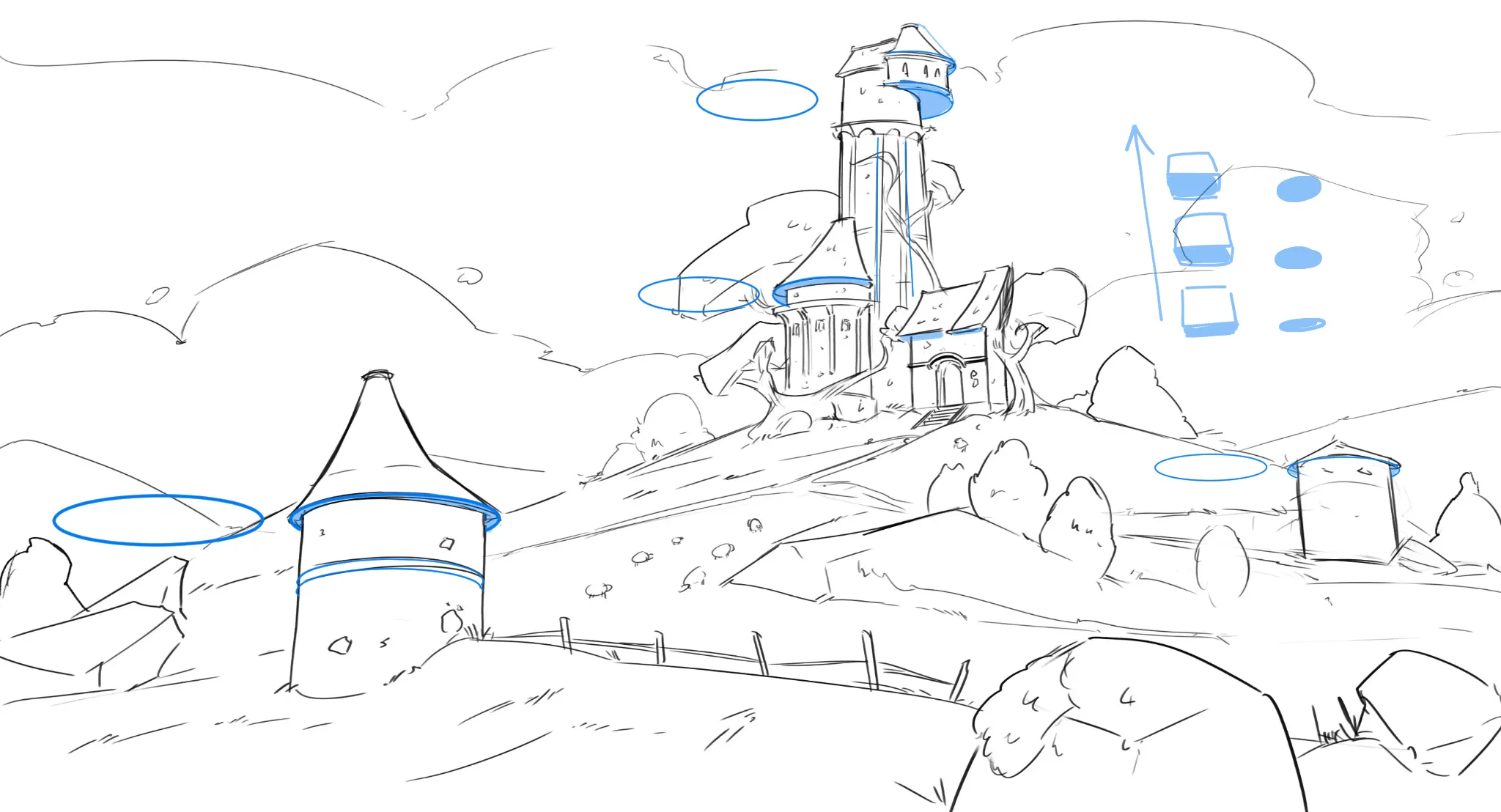 Castle sketch