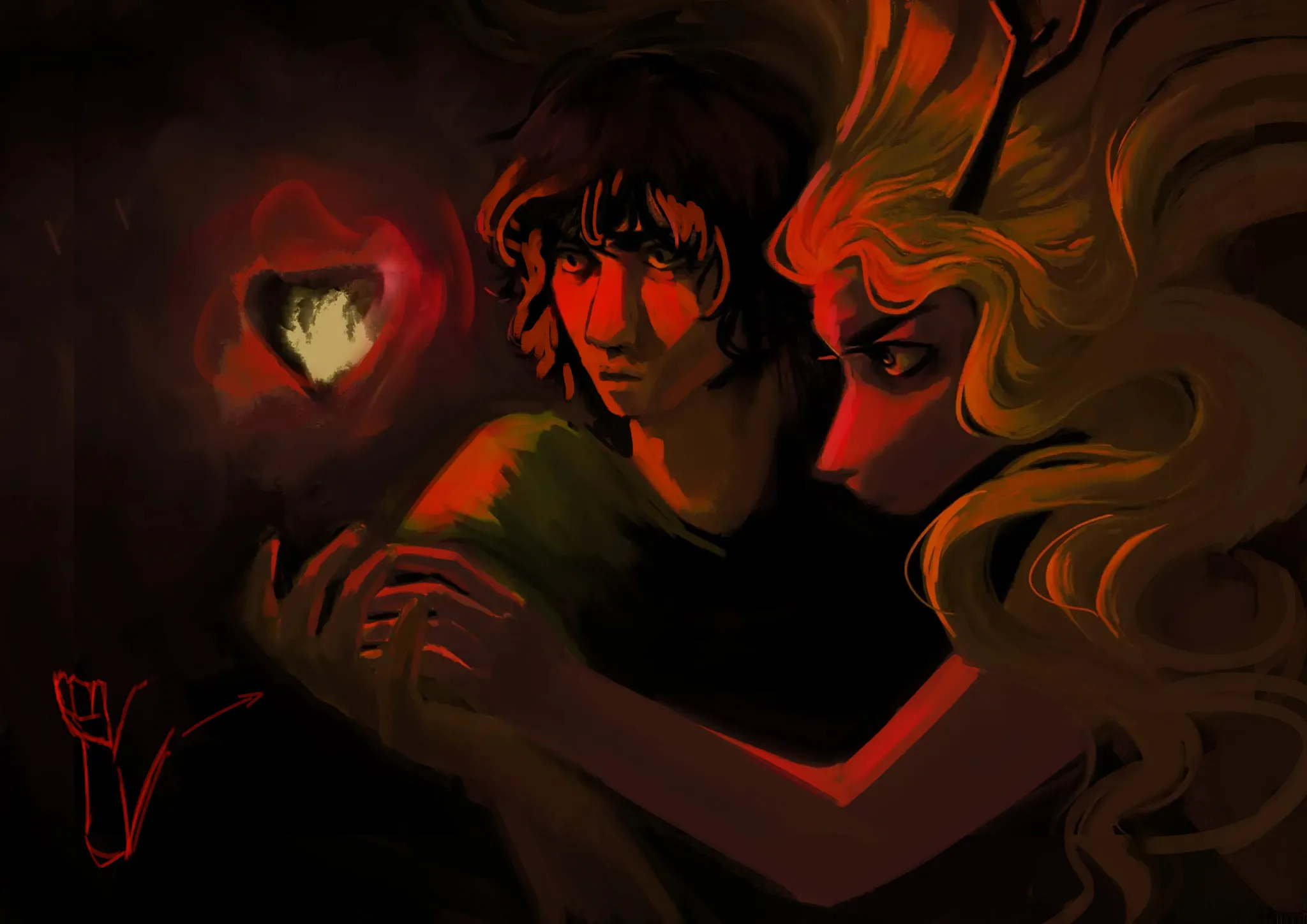 Deltarune weird route fanart