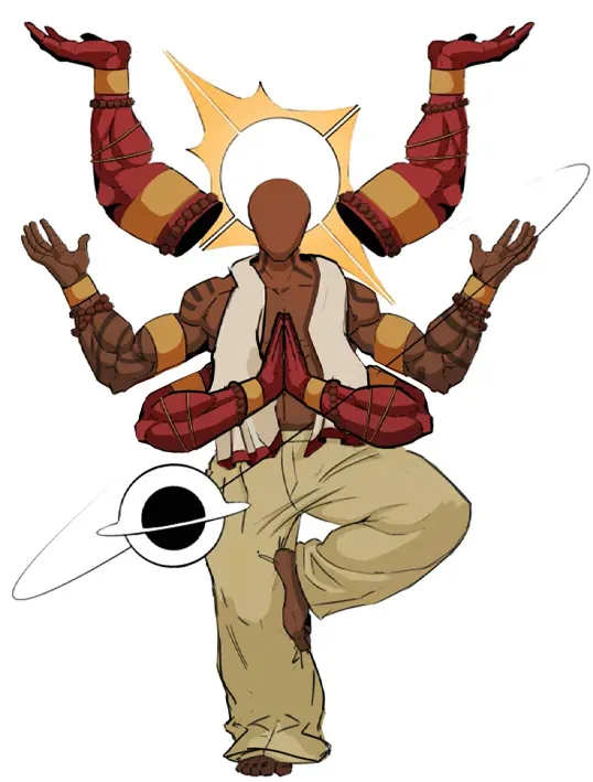 my character design. trying to build my own character in different cultures