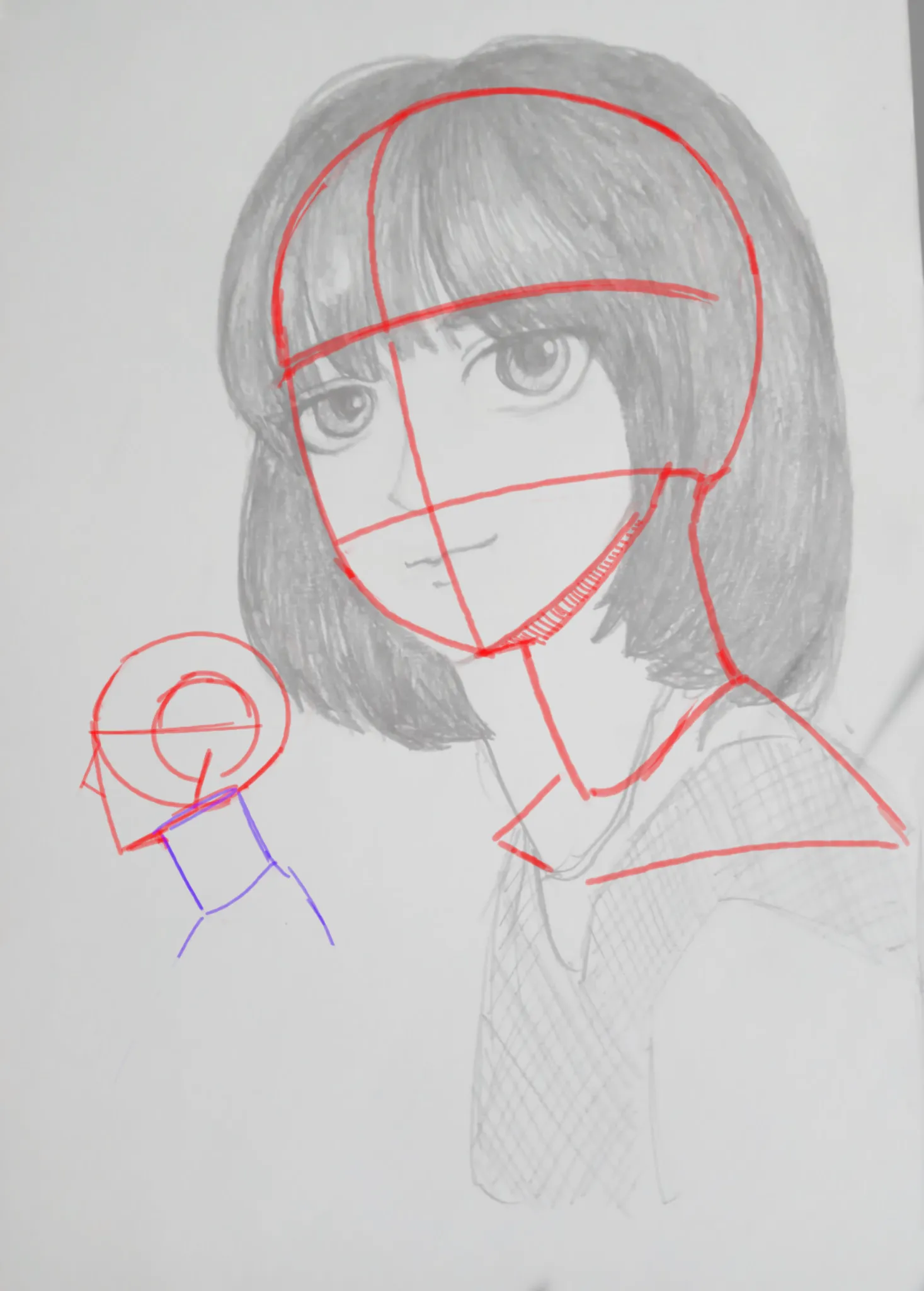anime girl nech seems easy but mine never look natural