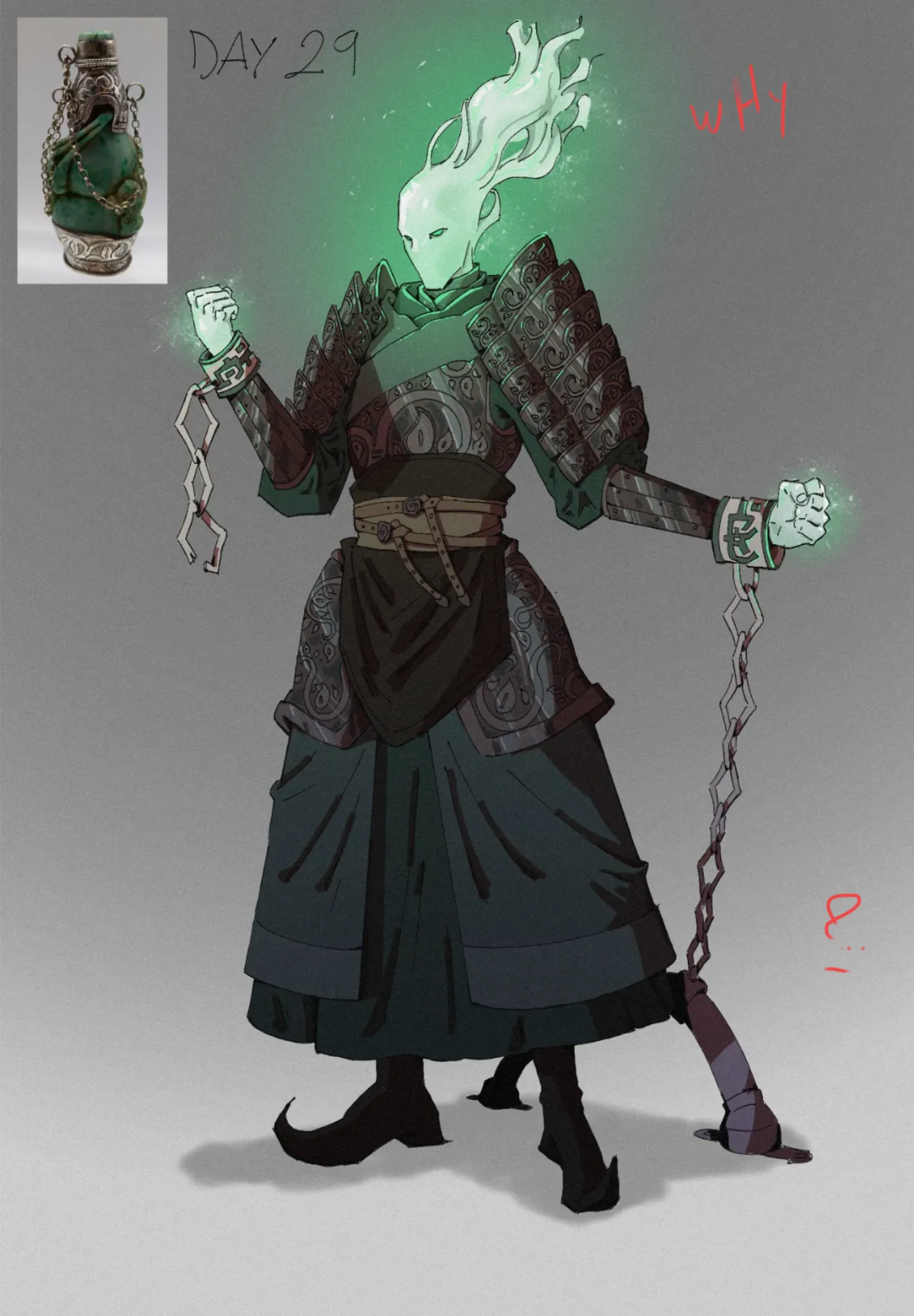Chained ghost