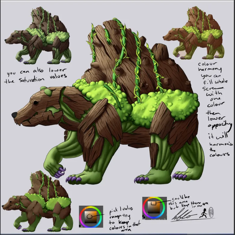 Toxic wooden bear