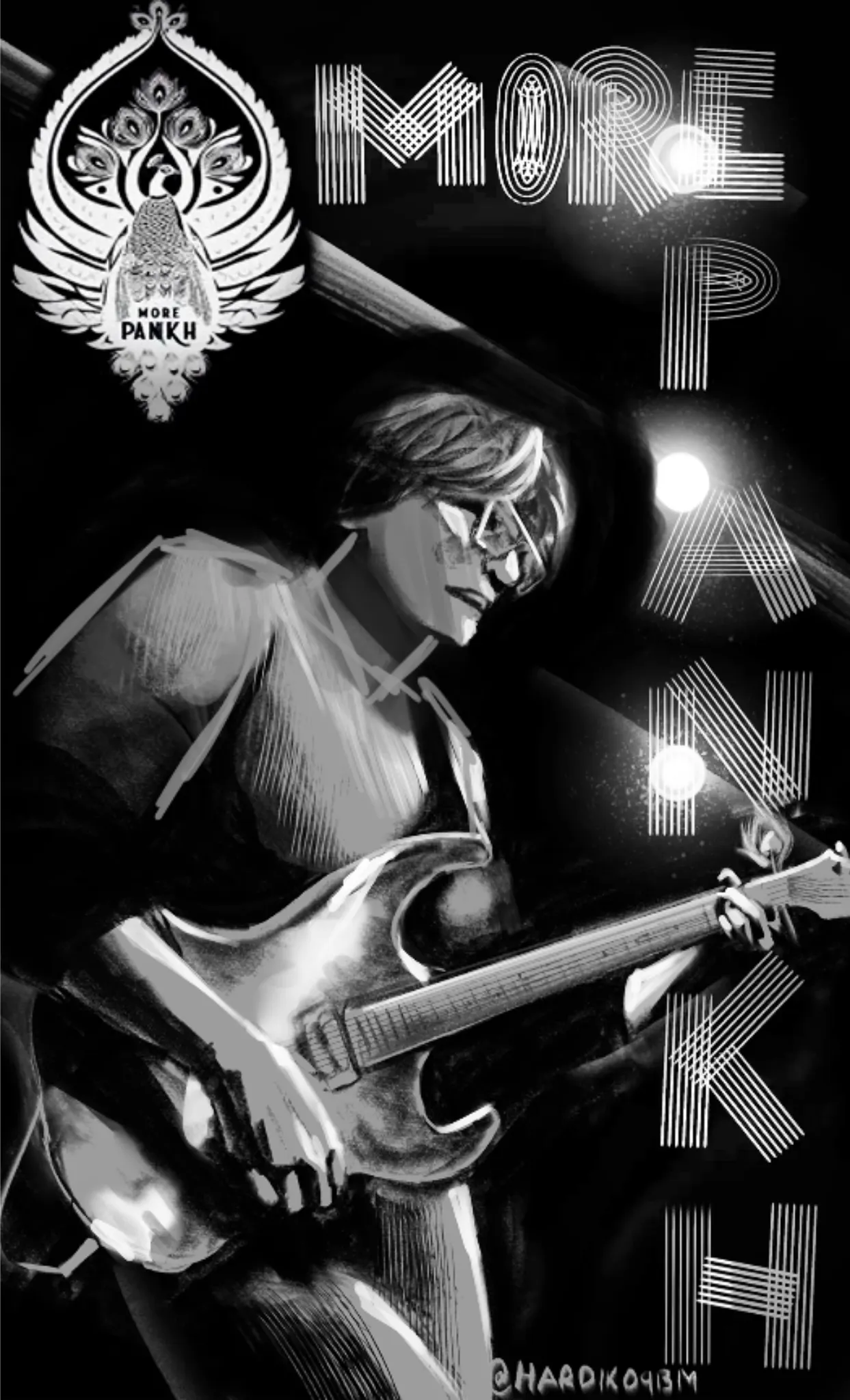 MORE PANKH rock-fusion band fan art
