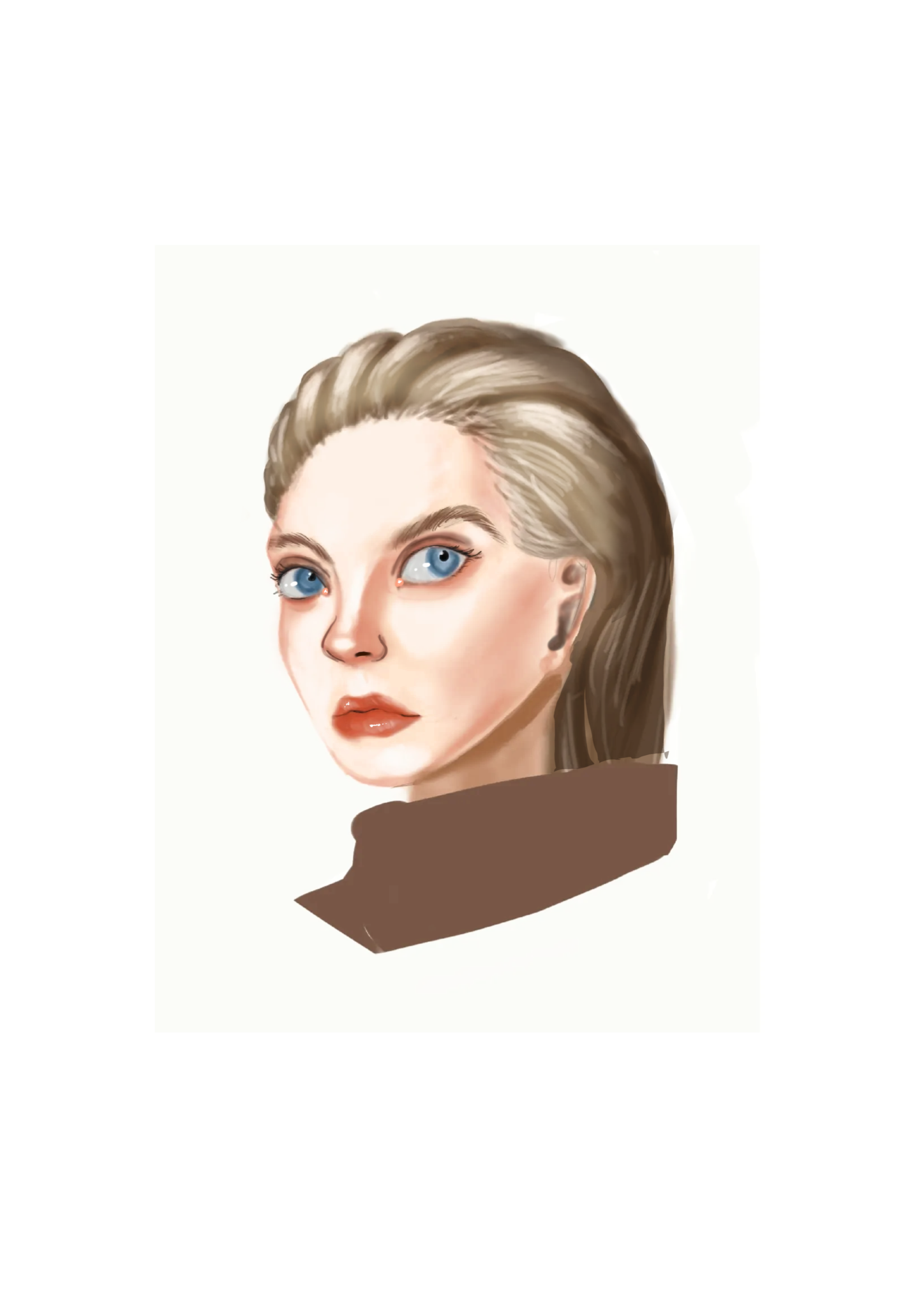 First colored portrait