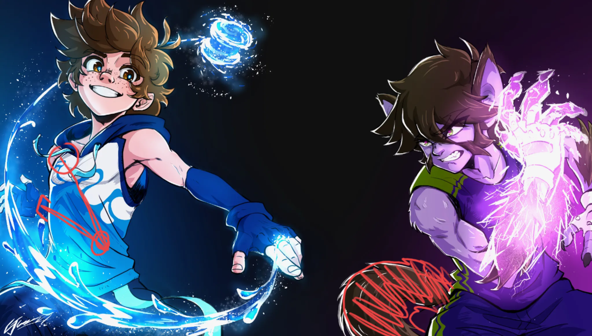 Original characters VS Piece