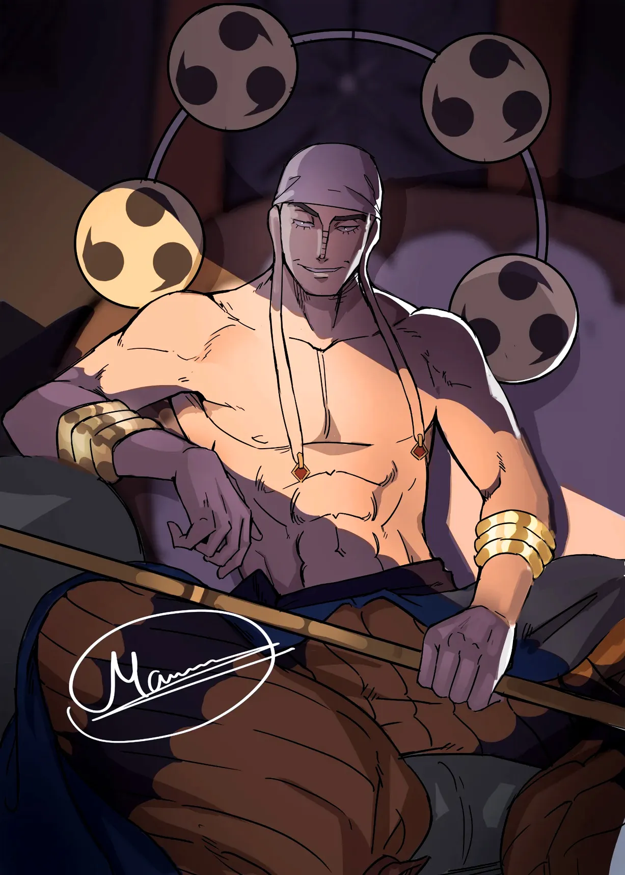 Eneru / Enel fanart ( one piece )