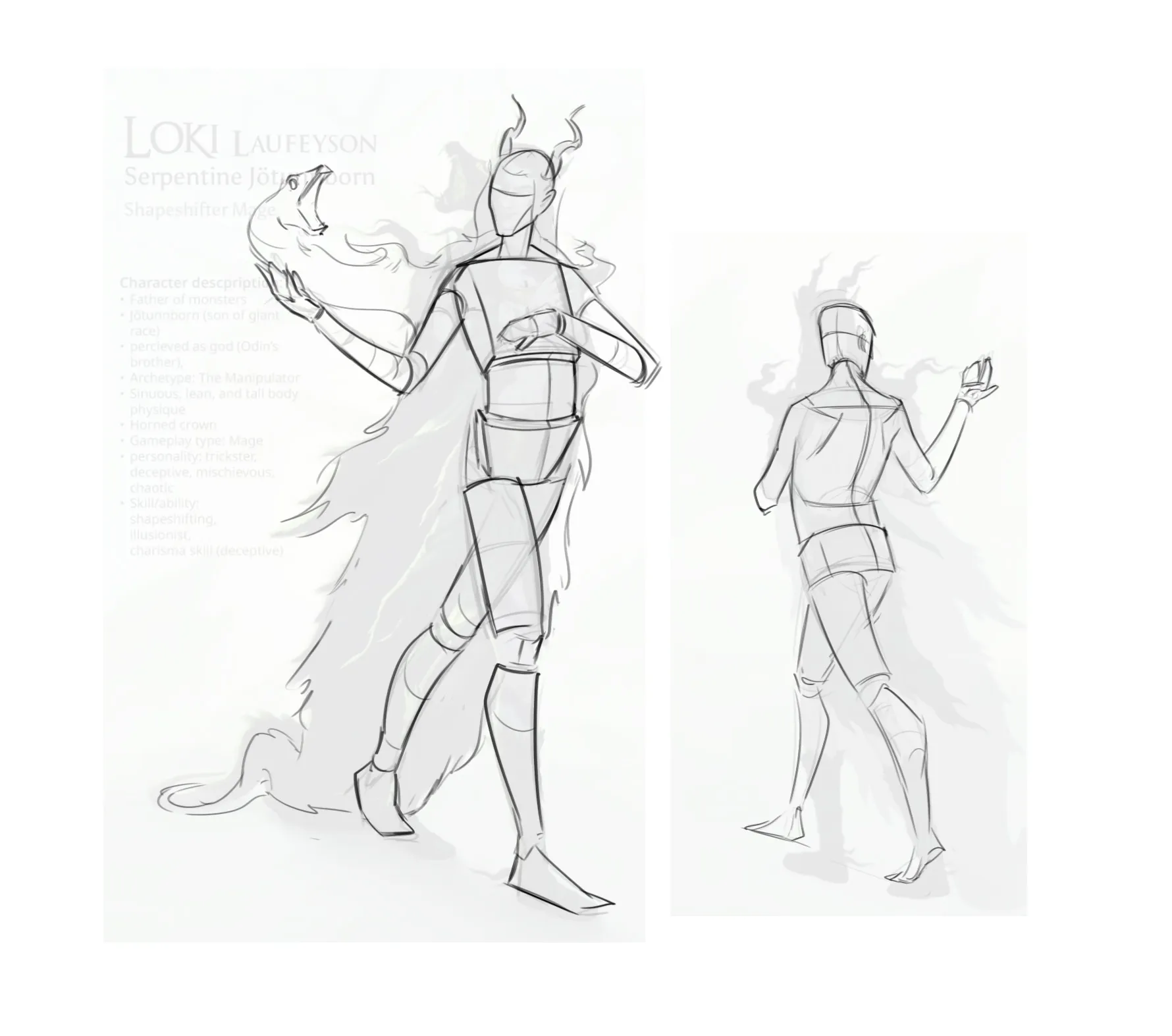 My (Version of) Loki Character Design