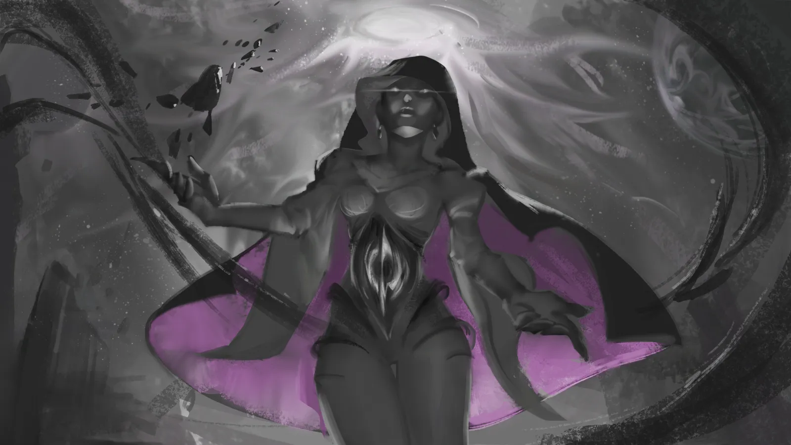 Wormhole monster concept/splash art