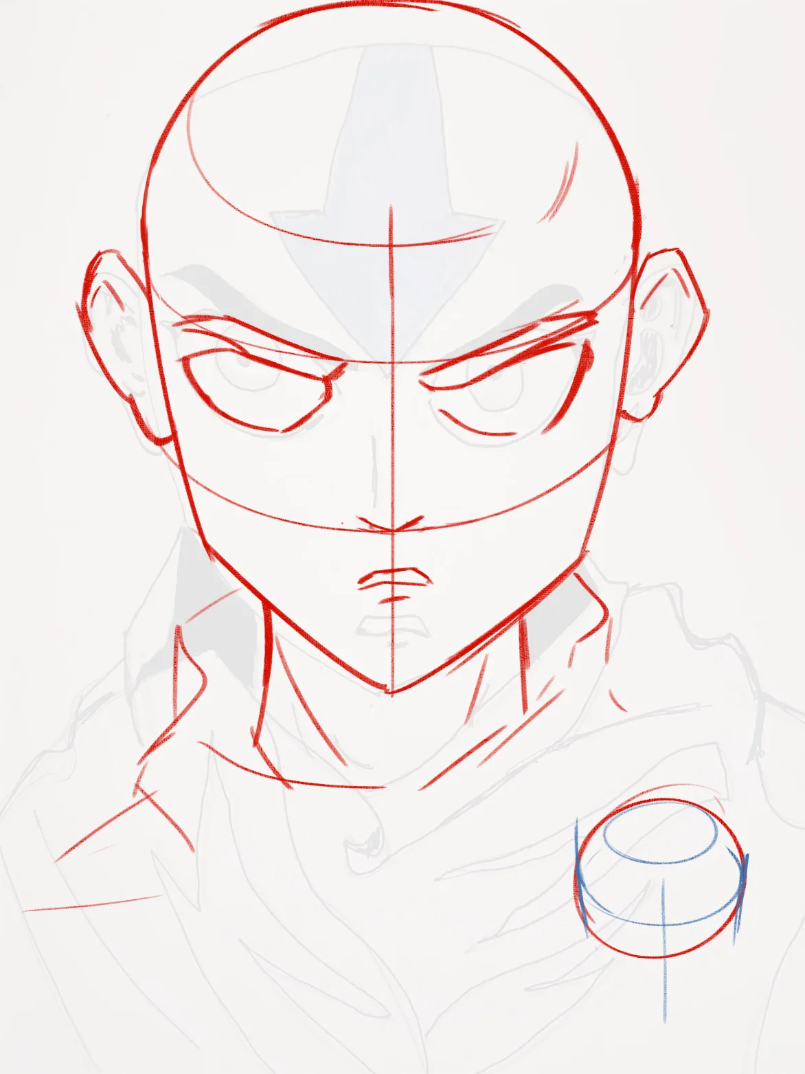 Anime boy neck