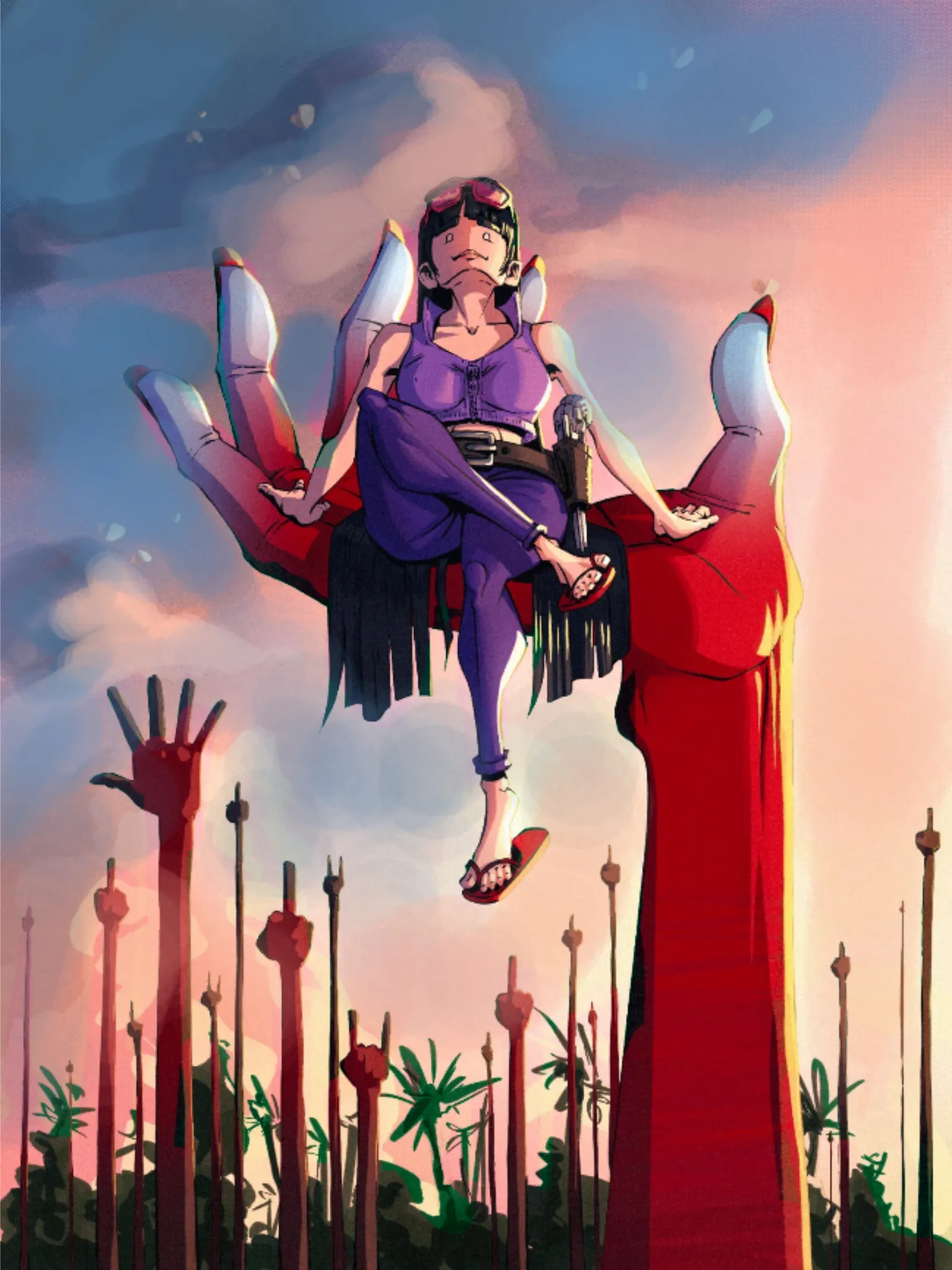 Nico Robin sunset
