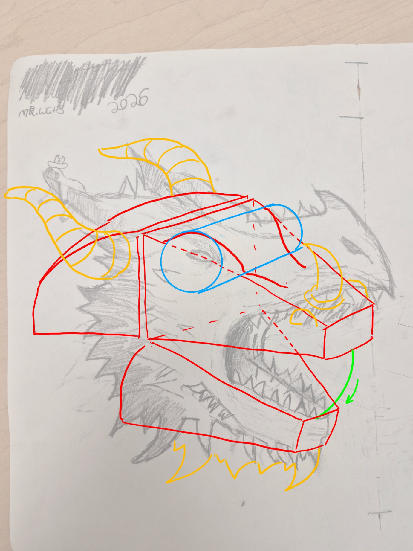 Dragon. (Friends drawing)