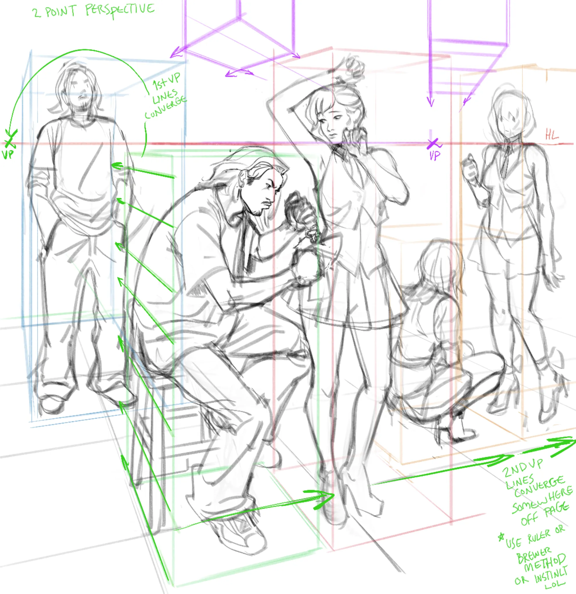 Perspective and proportions
