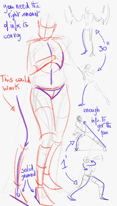 figure front perspective