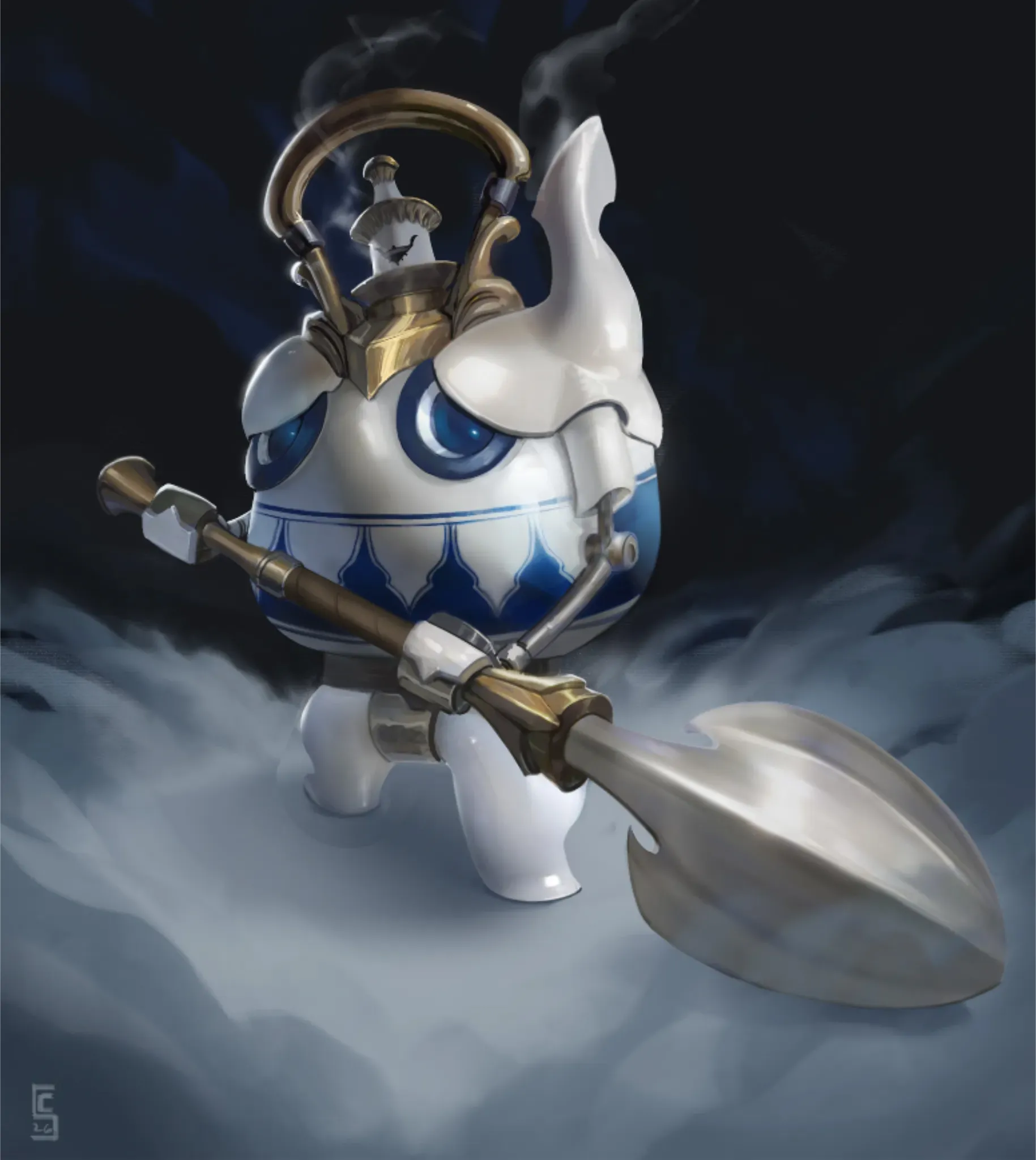 possessed teapot warrior