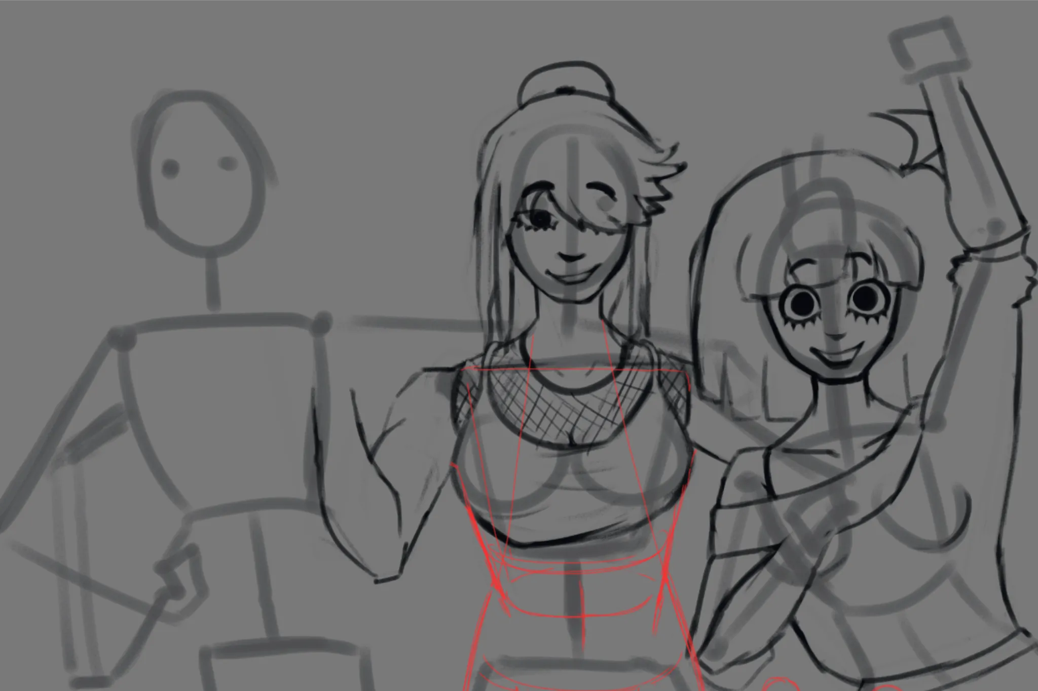 Waist connection, Character