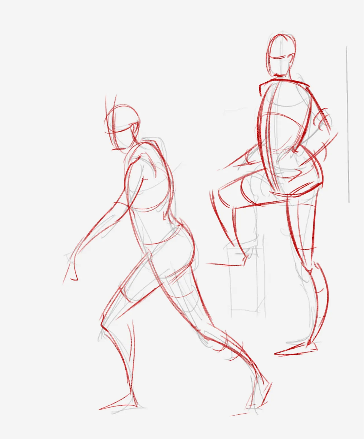 Gesture drawings