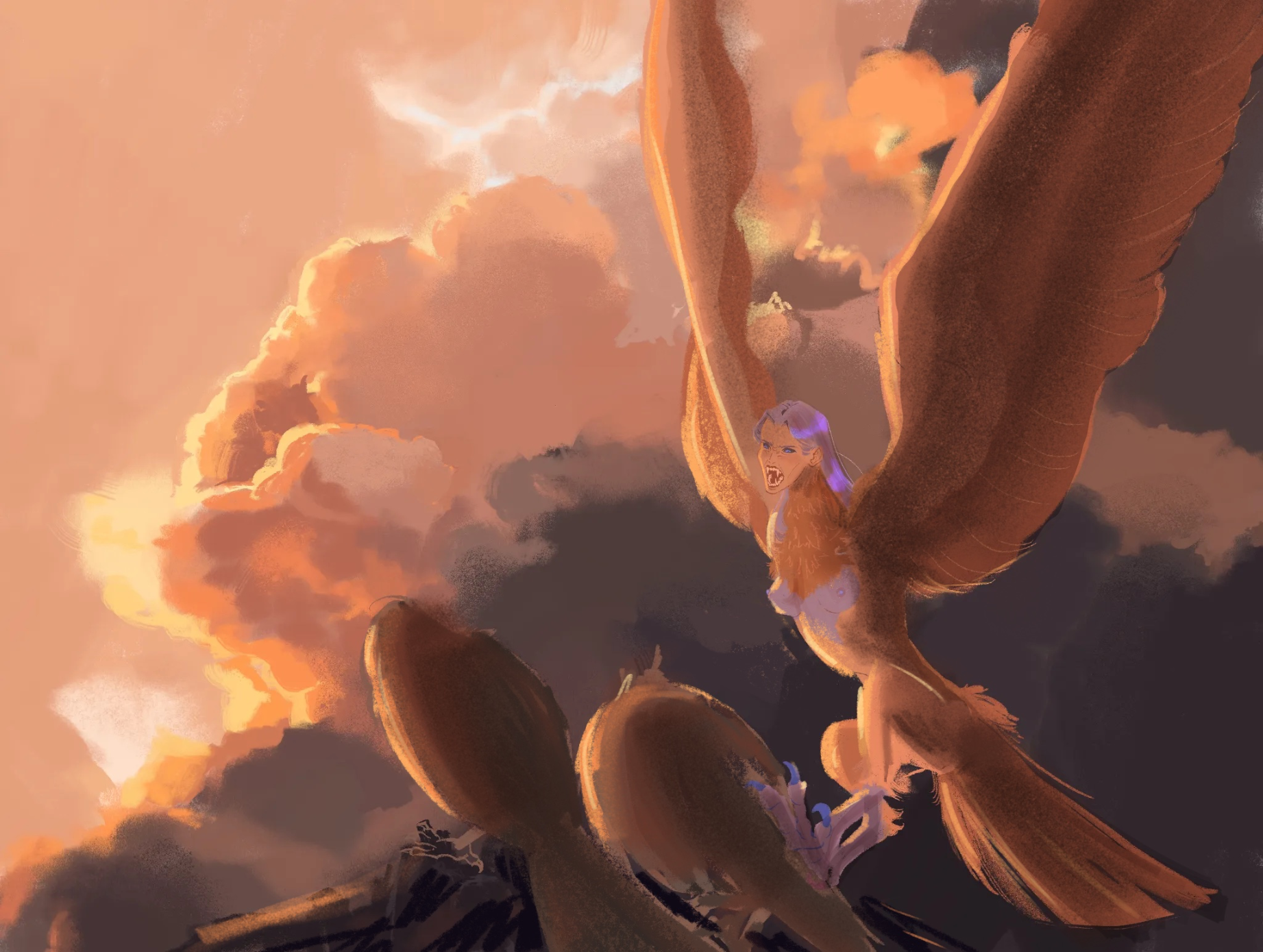 LIGHT STUDY HARPY