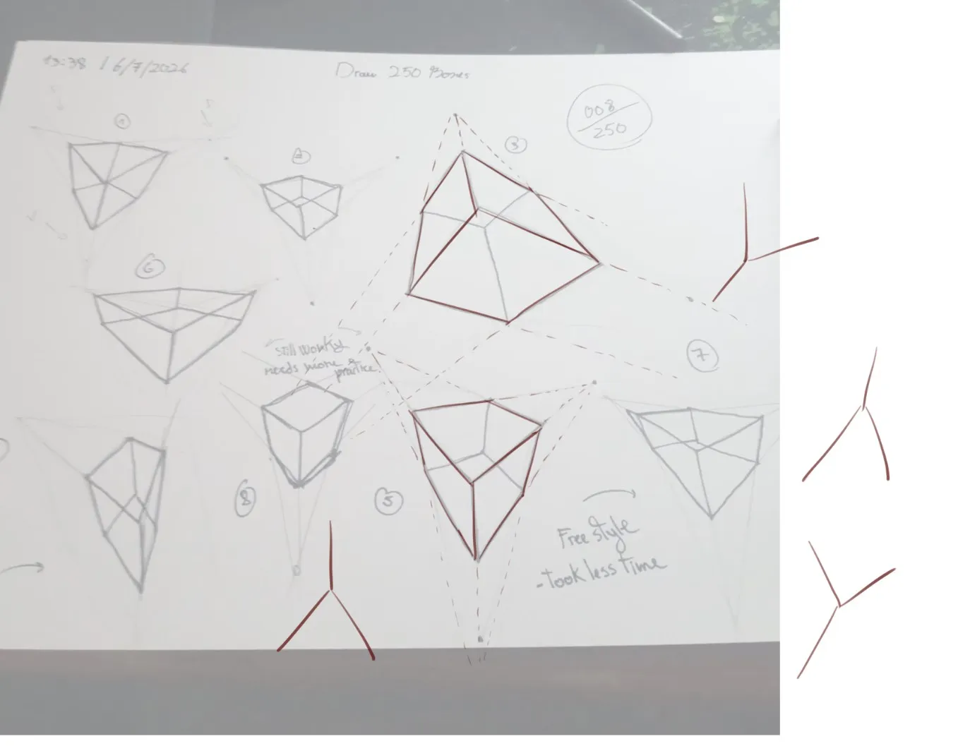 25O box challenge. DAY 1