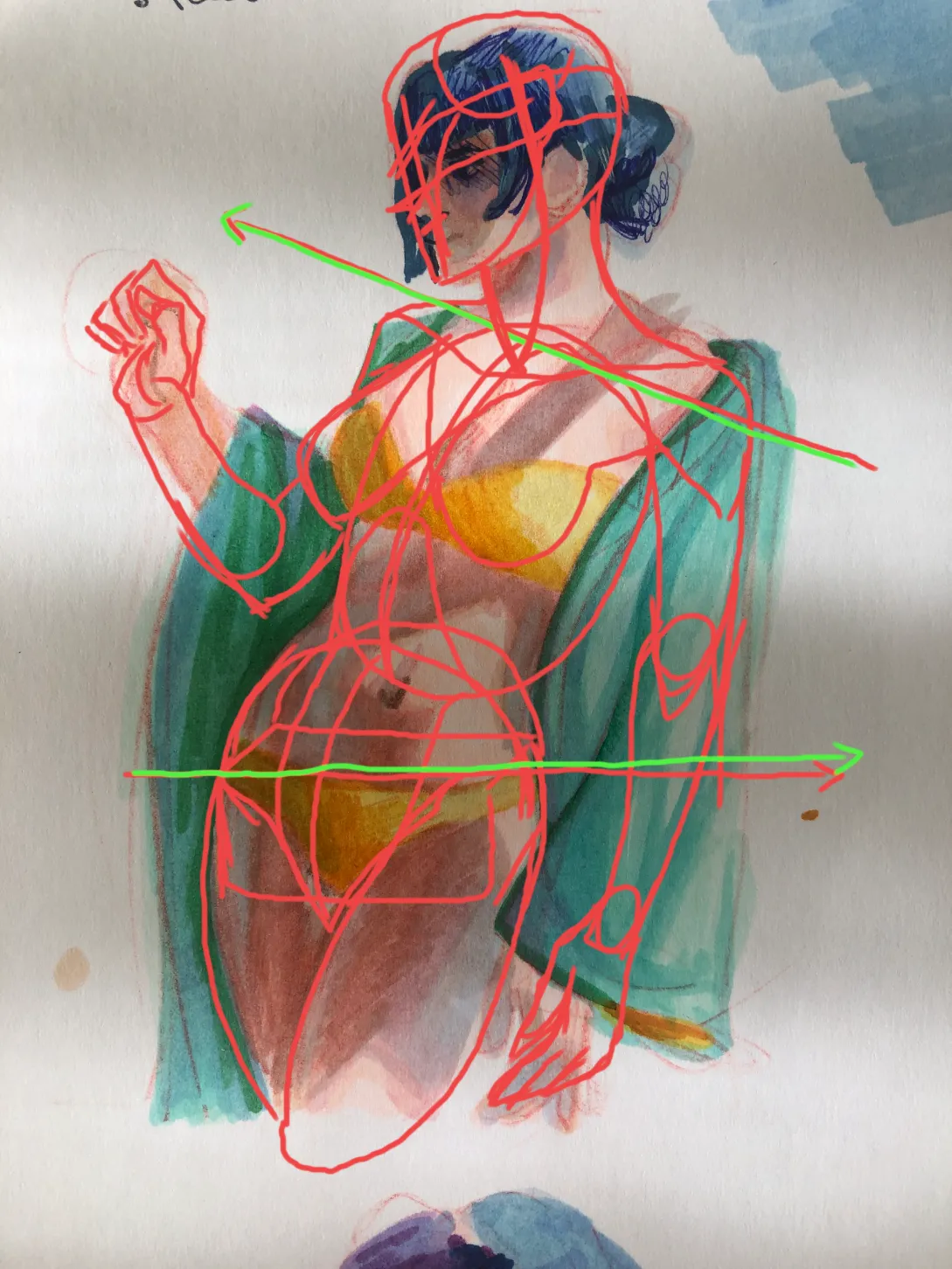 Marker drawing