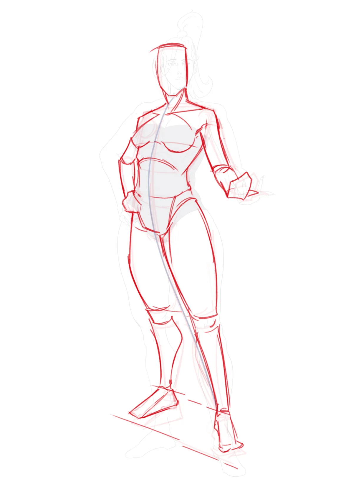 First try at posing