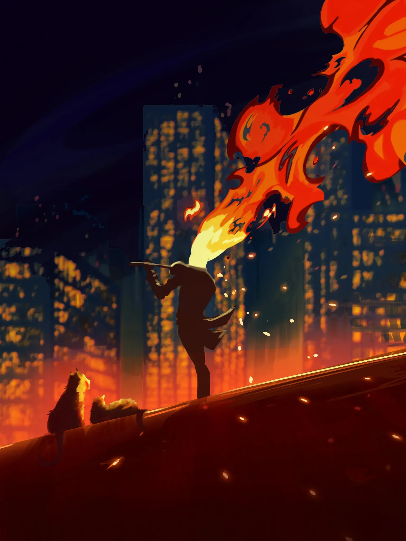 Hardwork until you burn from the inside