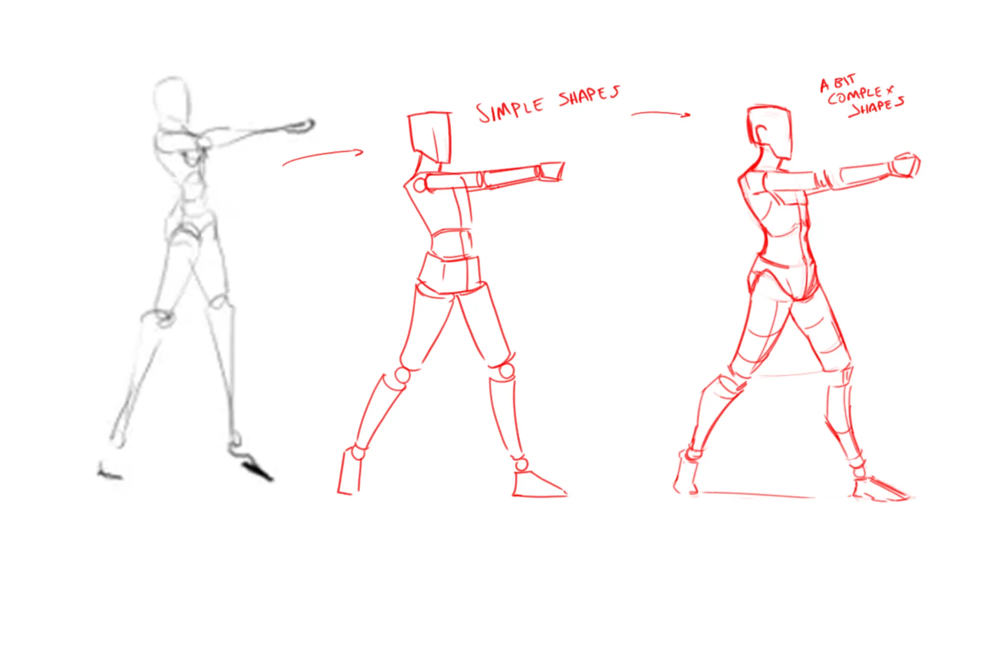 1 min gesture drawing