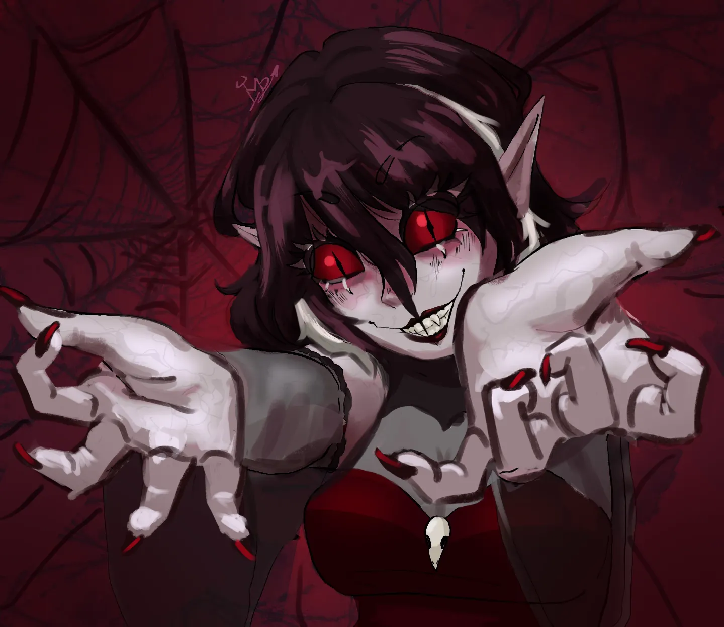 Beckoning Vampire Lady