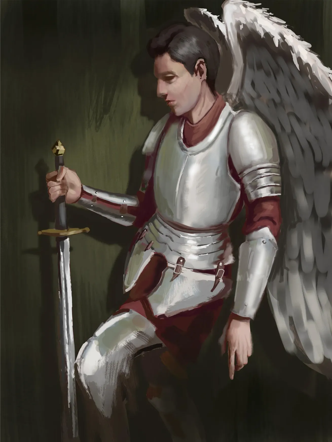 Warrior with wings