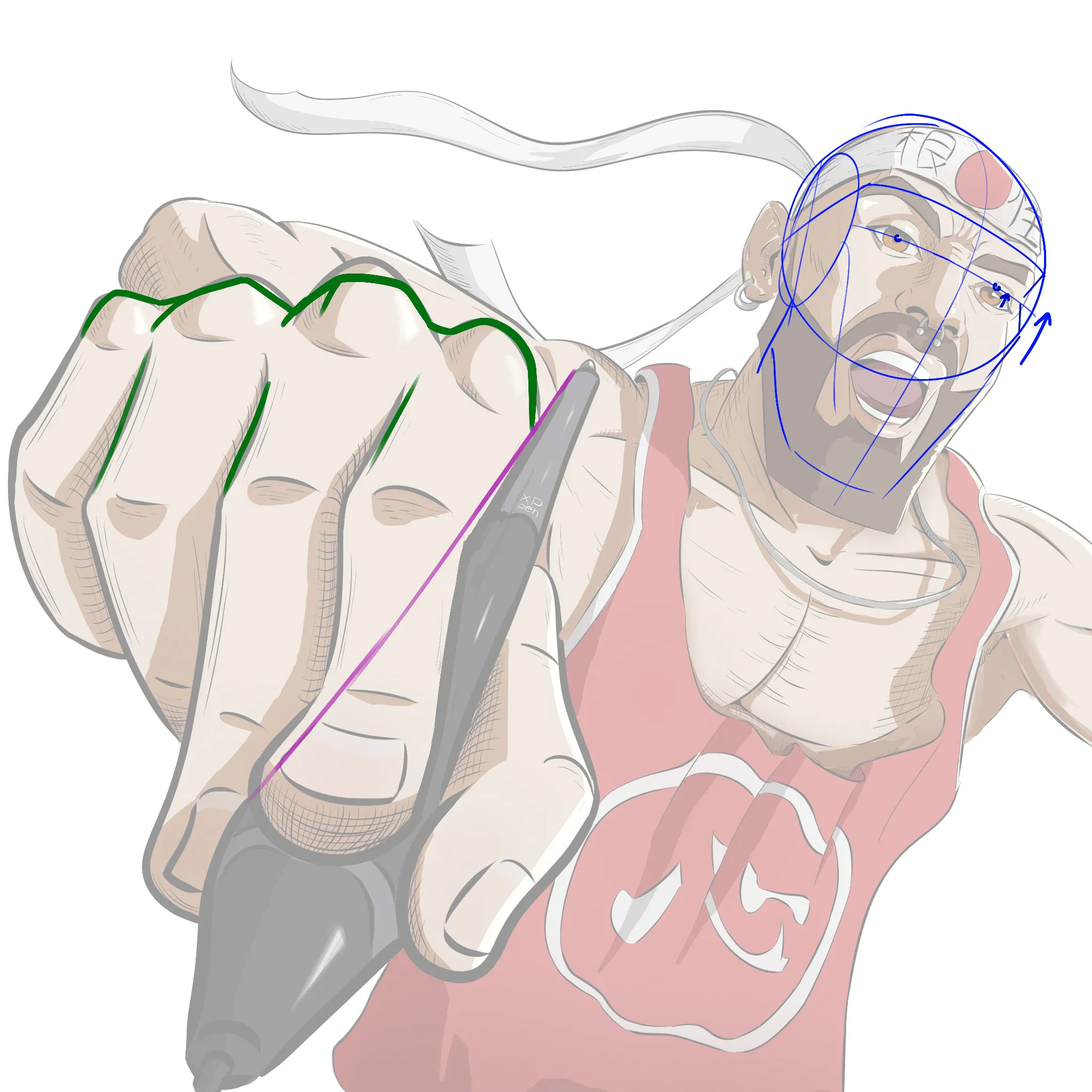 anime self portrait