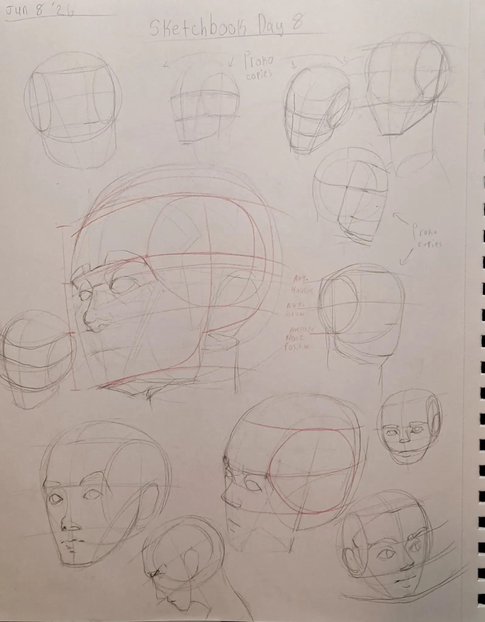 June 30 Sketchbook Pages Challenge Day 8
