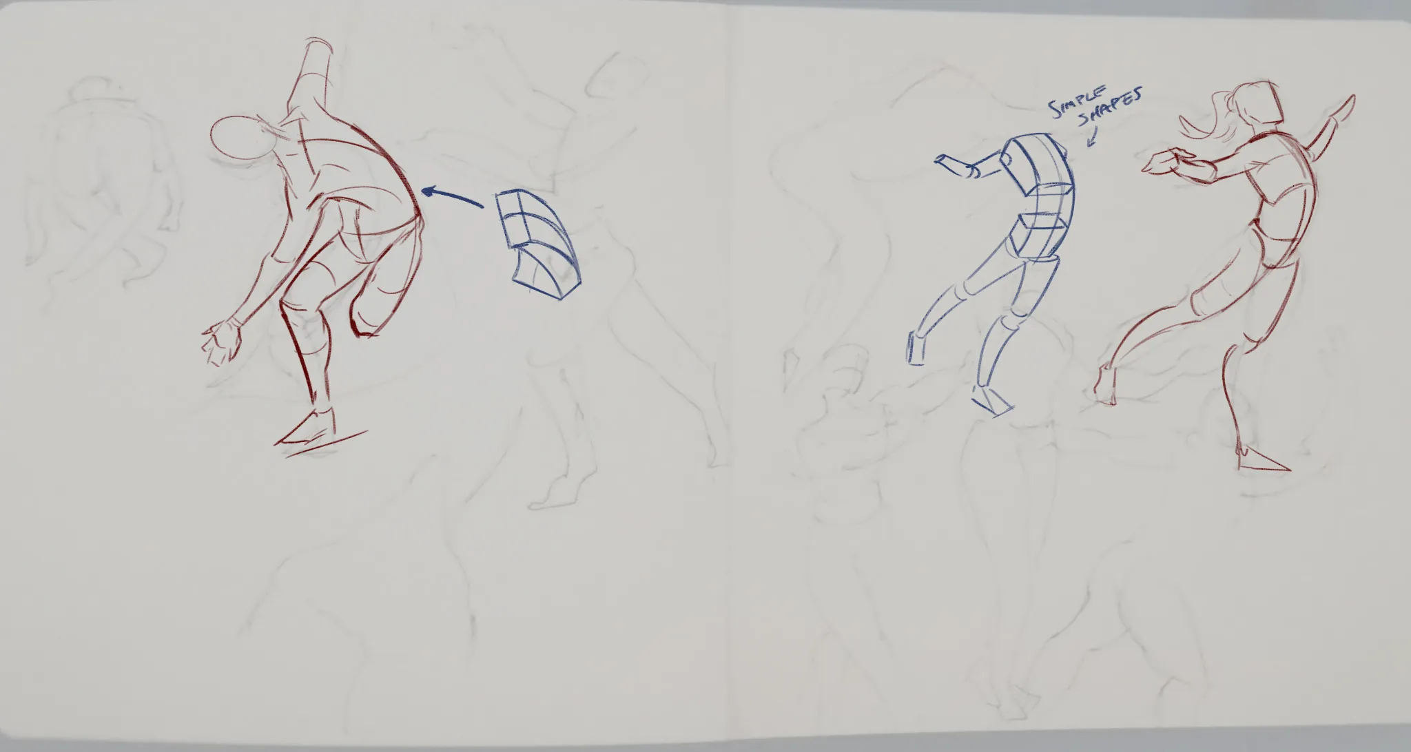 Figure drawing practice